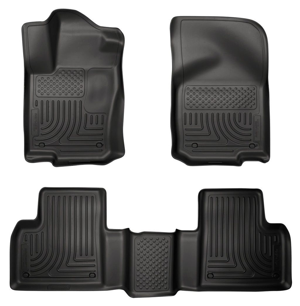 Husky Liners Weatherbeater - Front & 2nd Seat Floor Liners 98981 by Husky Liners