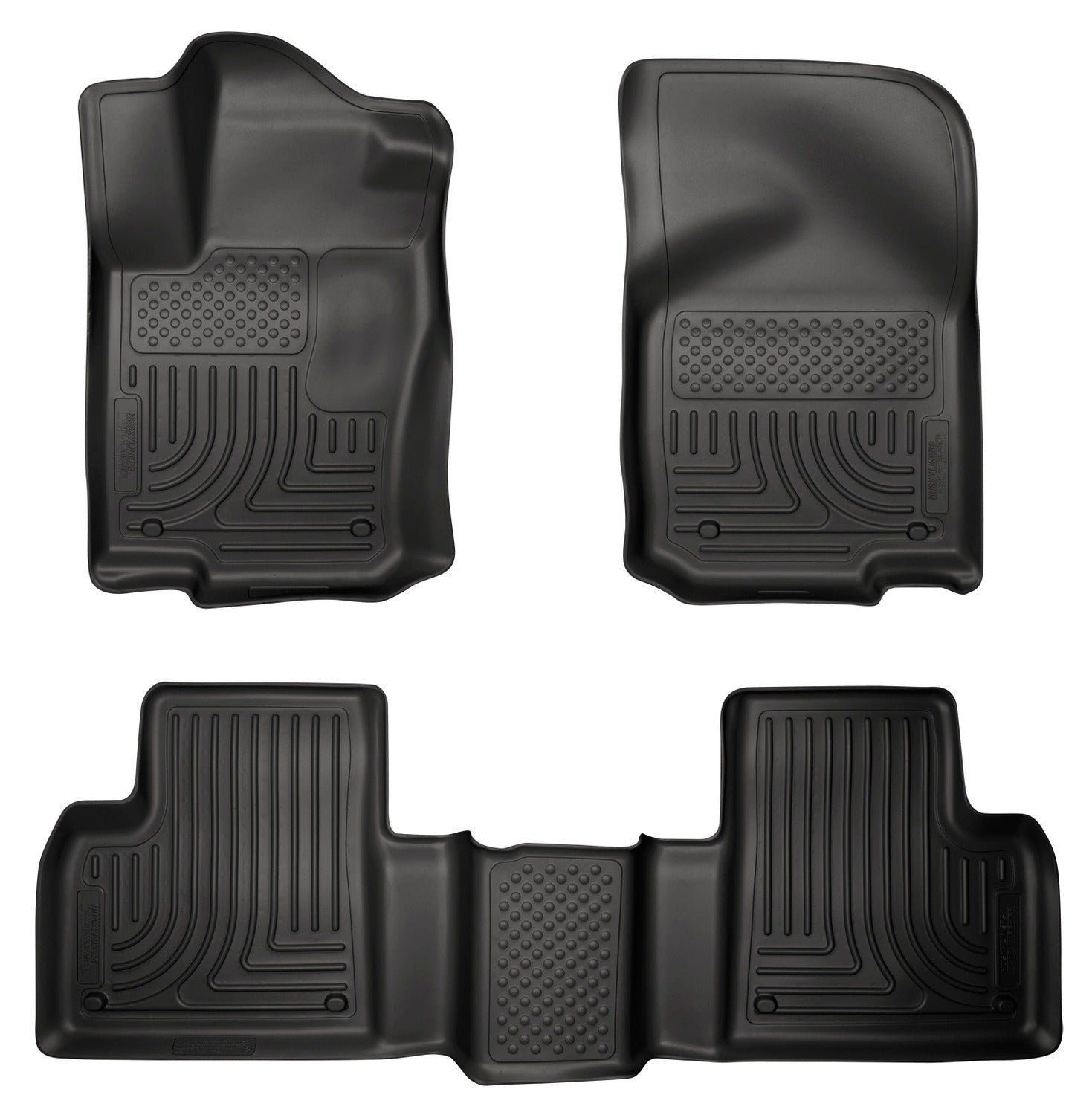 Husky Liners Weatherbeater - Front & 2nd Seat Floor Liners 98981 by Husky Liners