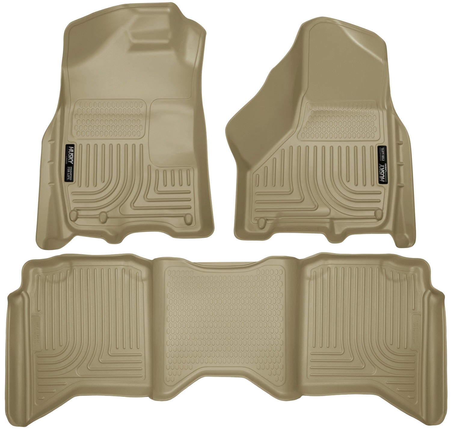 Husky Liners Weatherbeater - Front & 2nd Seat Floor Liners 99003 by Husky Liners
