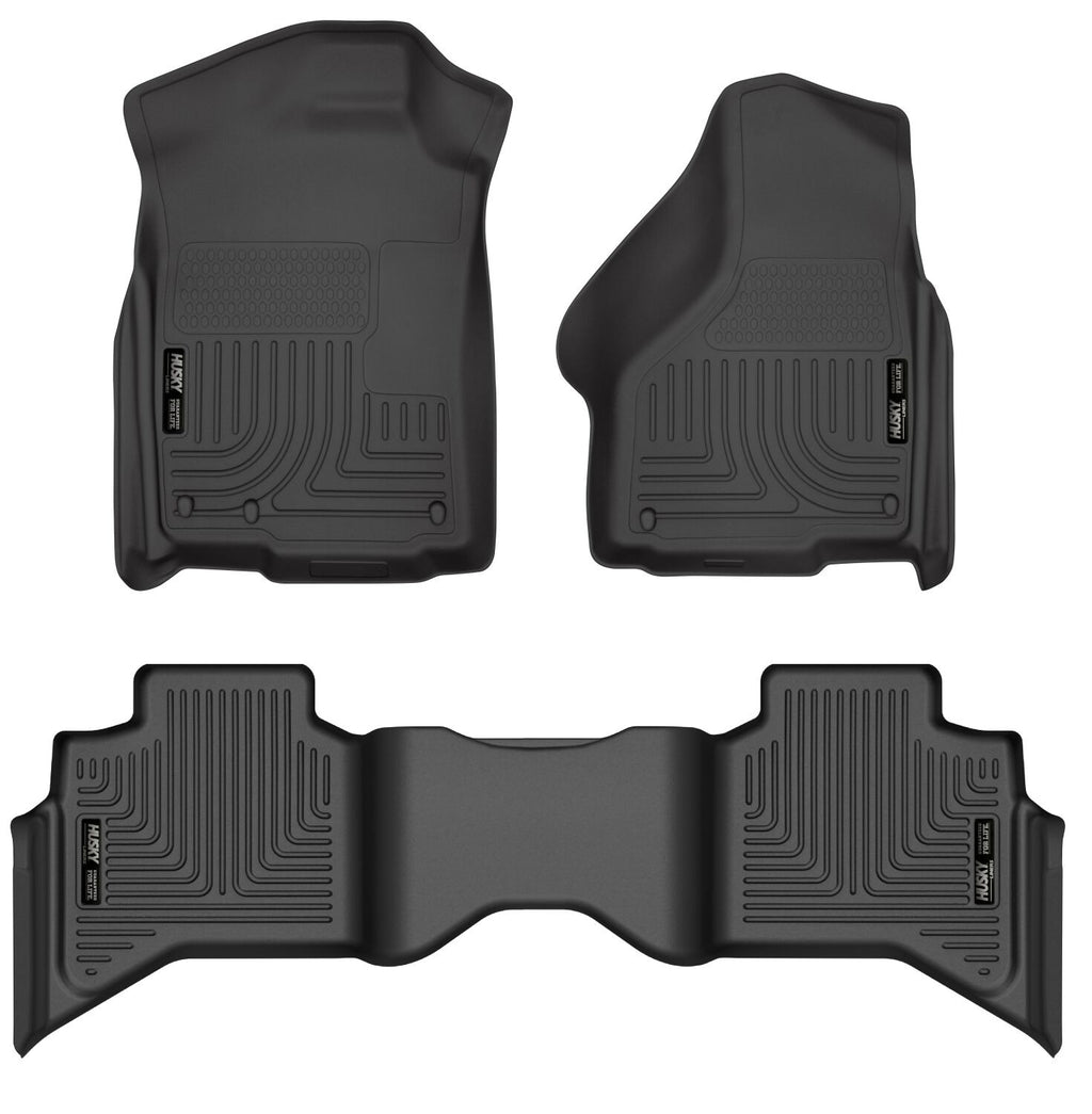 Husky Liners Weatherbeater - Front & 2nd Seat Floor Liners 99011 by Husky Liners