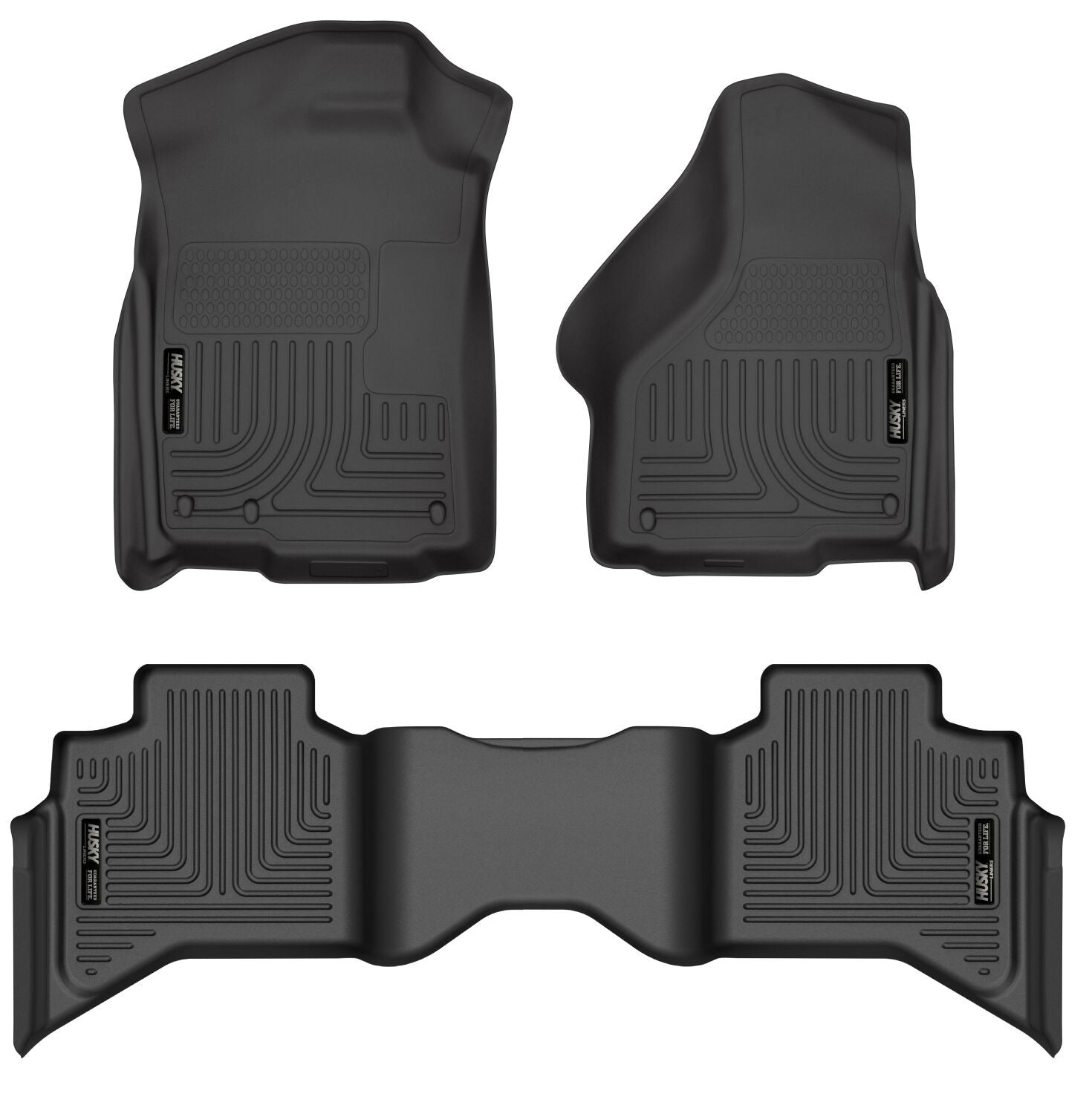 Husky Liners Weatherbeater - Front & 2nd Seat Floor Liners 99011 by Husky Liners