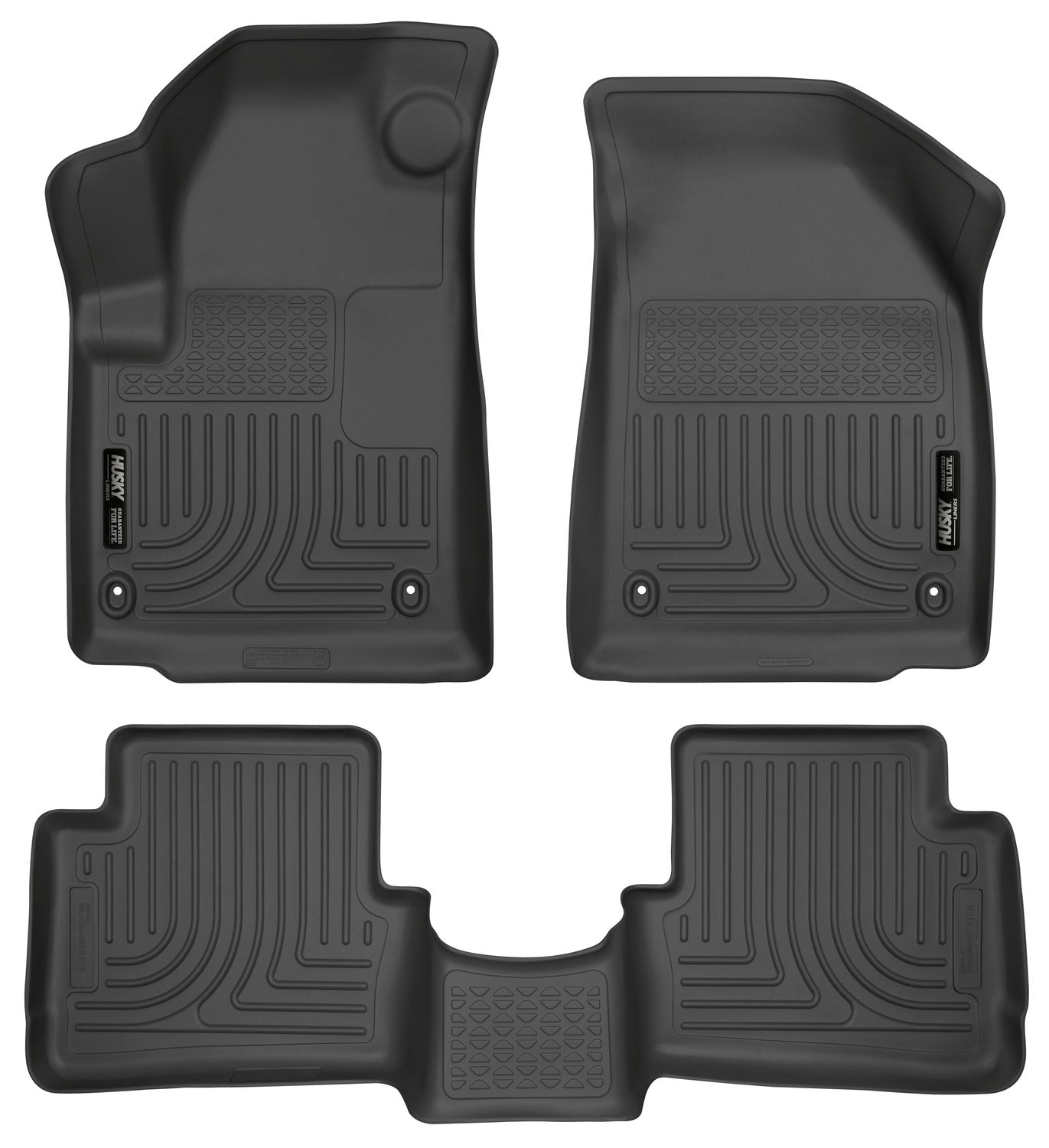 Husky Liners Weatherbeater - Front & 2nd Seat Floor Liners 99021 by Husky Liners