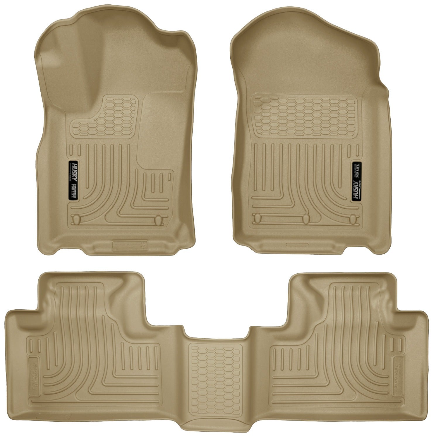 Husky Liners Weatherbeater - Front & 2nd Seat Floor Liners 99053 by Husky Liners