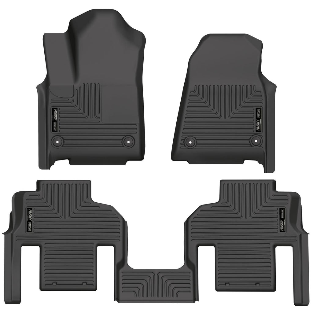 Husky Weatherbeater Front & 2nd Seat Floor Liners (Footwell Coverage) 99061 by Husky Liners