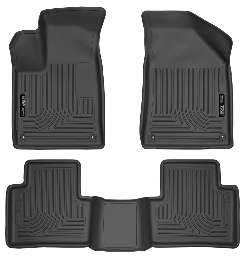 Weatherbeater - Front & 2nd Seat Floor Liners by Husky Liners