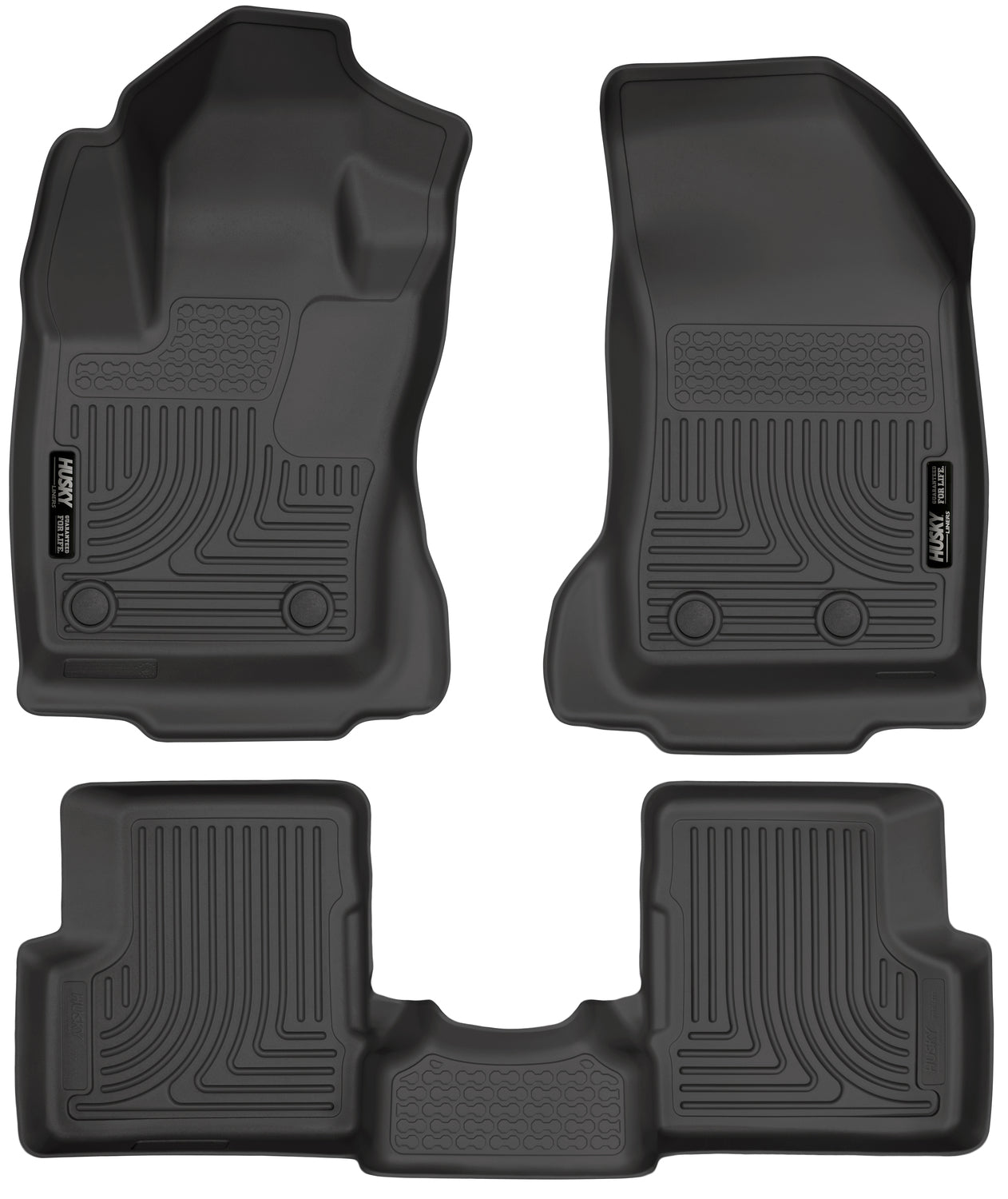 Weatherbeater - Front & 2nd Seat Floor Liners by Husky Liners