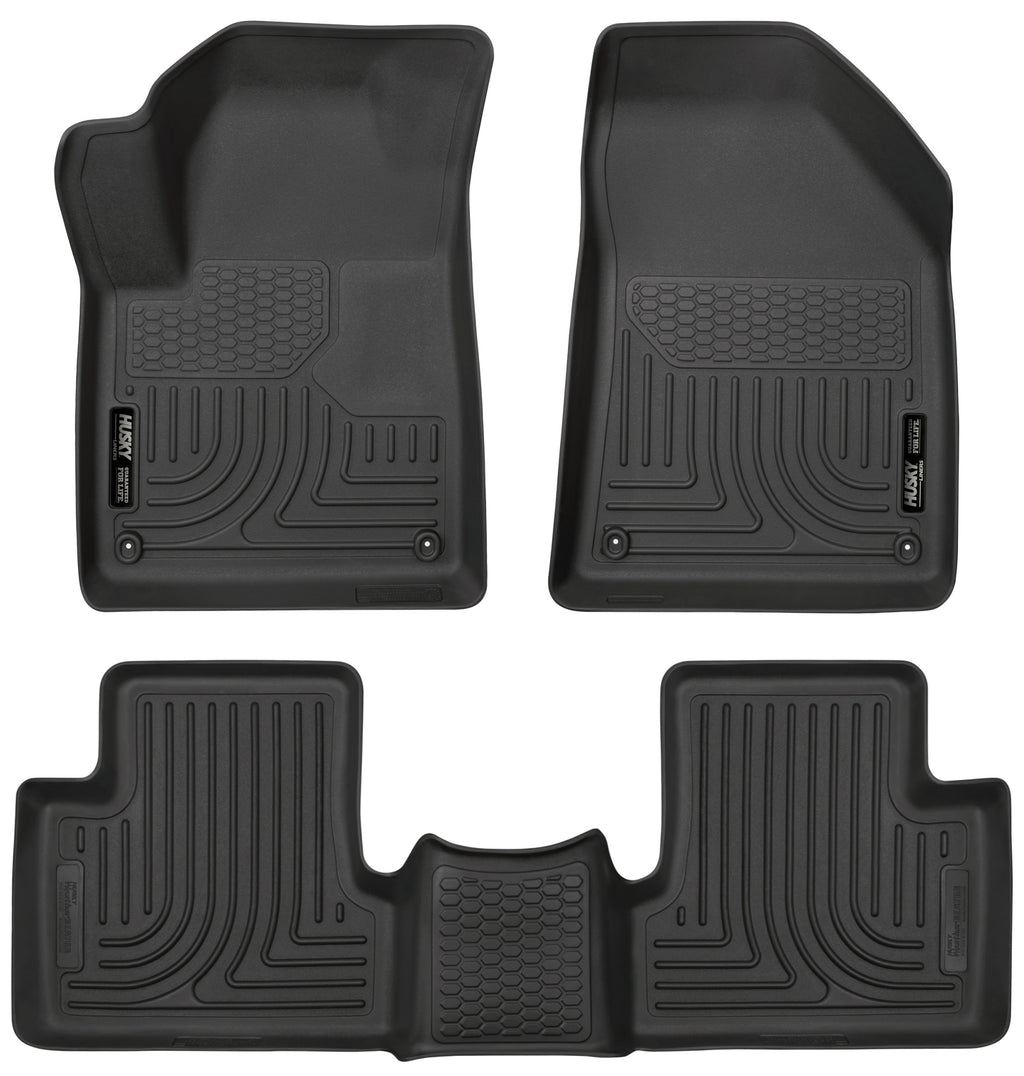 Weatherbeater - Front & 2nd Seat Floor Liners by Husky Liners