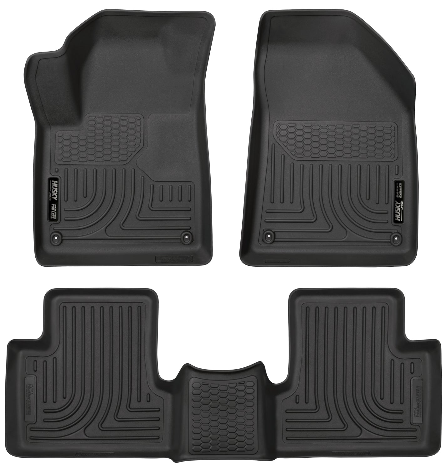 Weatherbeater - Front & 2nd Seat Floor Liners by Husky Liners
