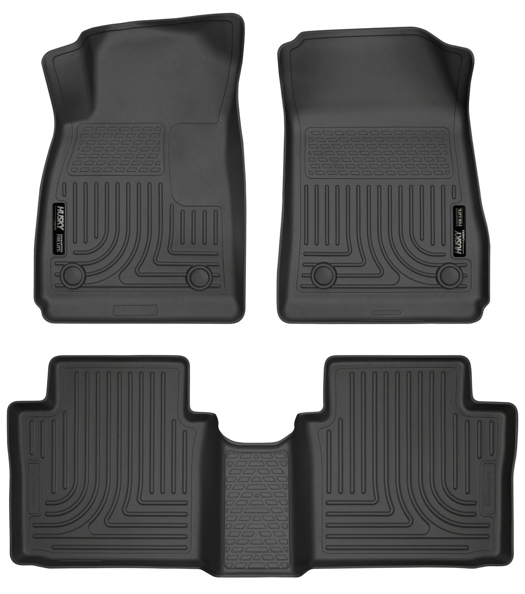 Husky Liners Weatherbeater - Front & 2nd Seat Floor Liners 99101 by Husky Liners
