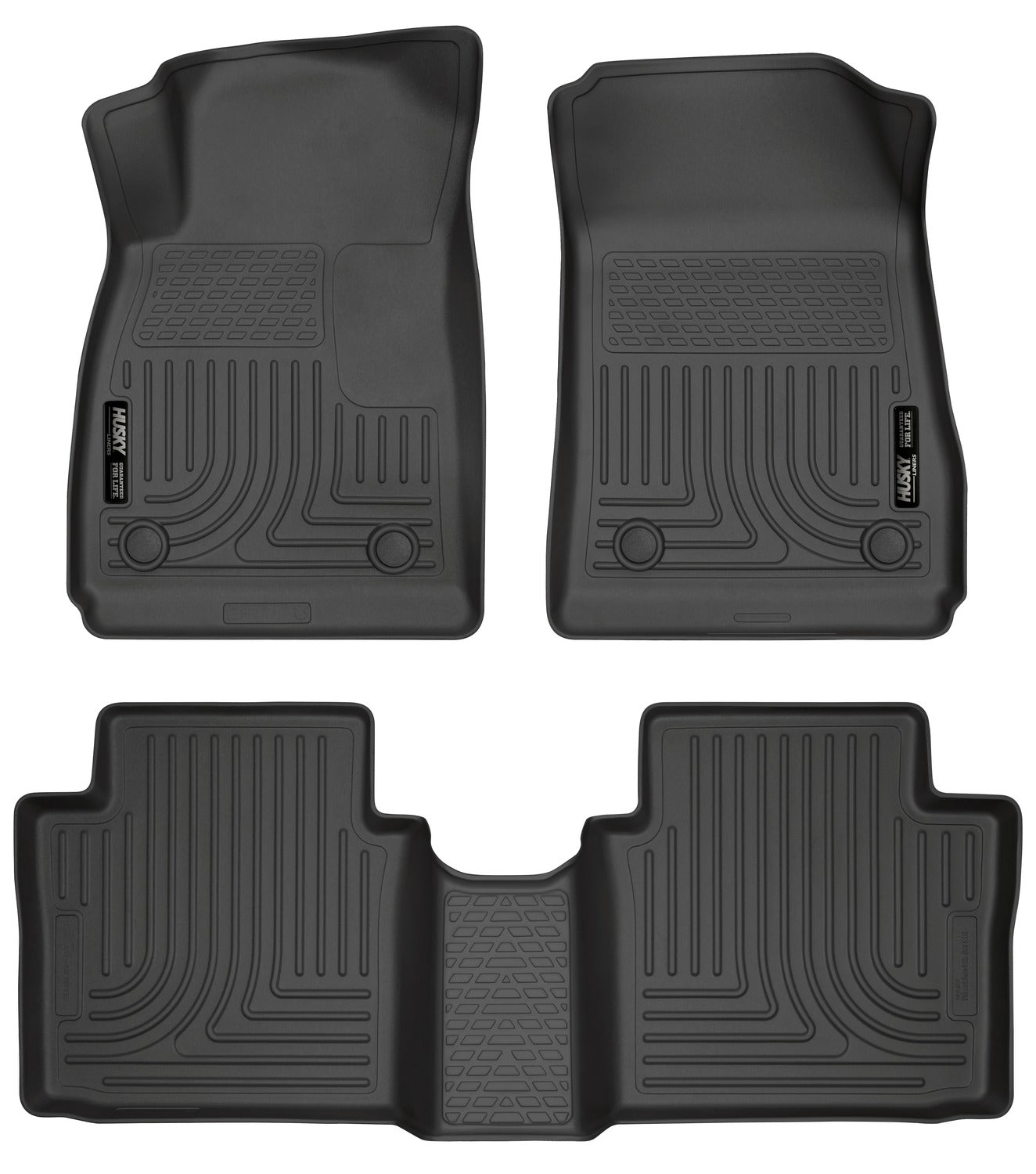 Husky Liners Weatherbeater - Front & 2nd Seat Floor Liners 99101 by Husky Liners