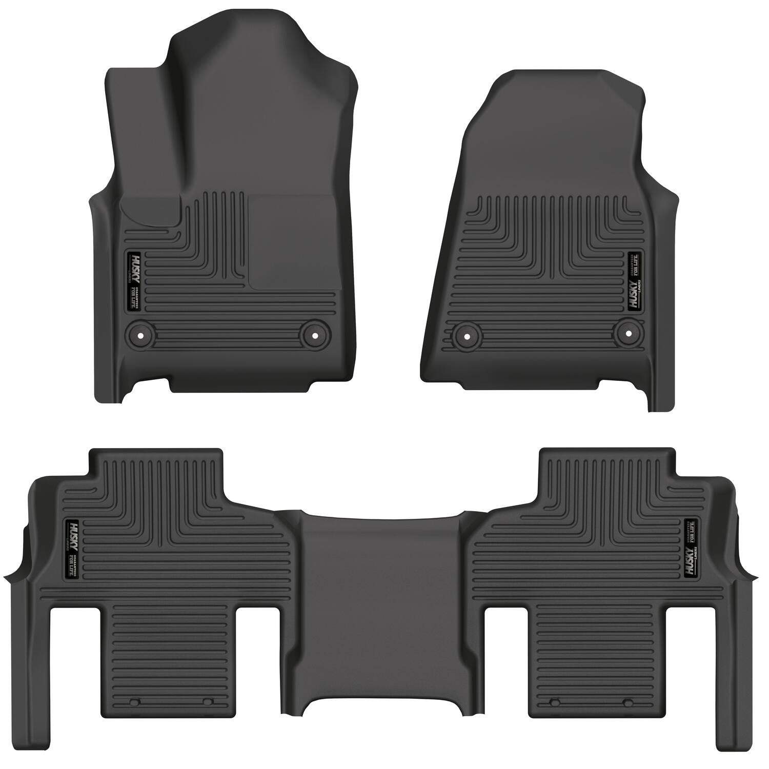 Husky Weatherbeater Front & 2nd Seat Floor Liners (Footwell Coverage) 99111 by Husky Liners