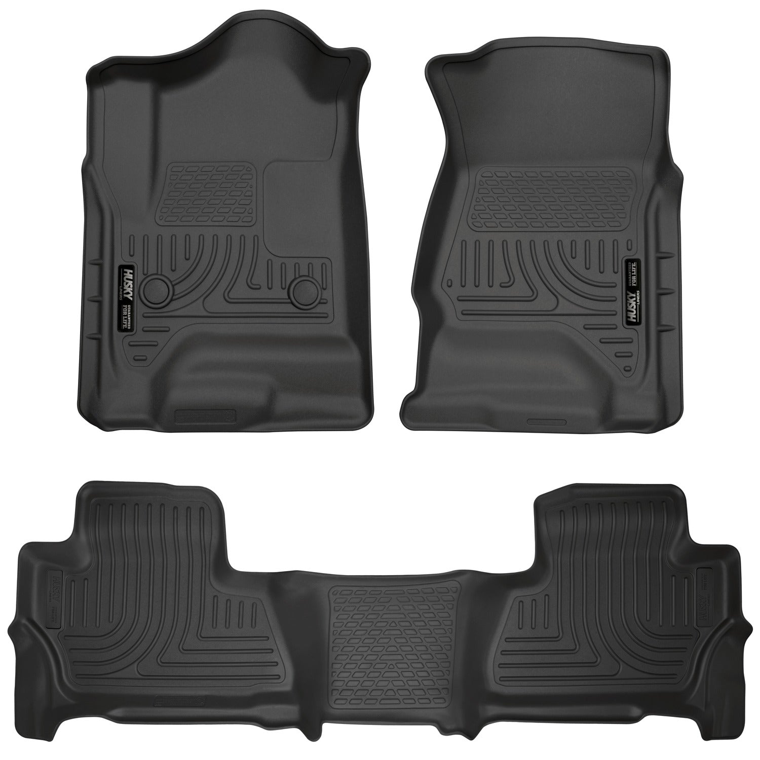 Husky Liners Weatherbeater - Front & 2nd Seat Floor Liners 99201 by Husky Liners