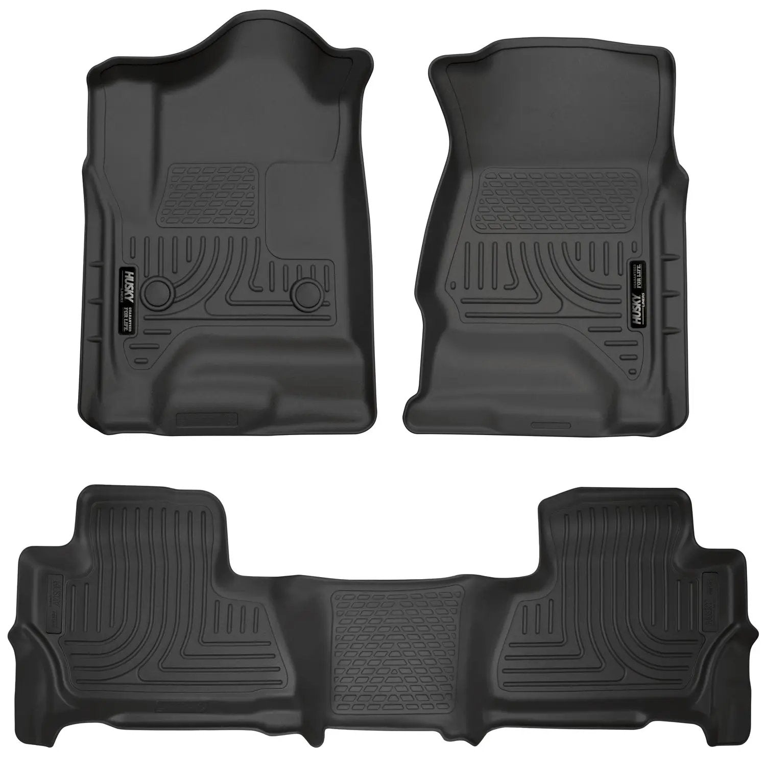 Weatherbeater - Front & 2nd Seat Floor Liners by Husky Liners