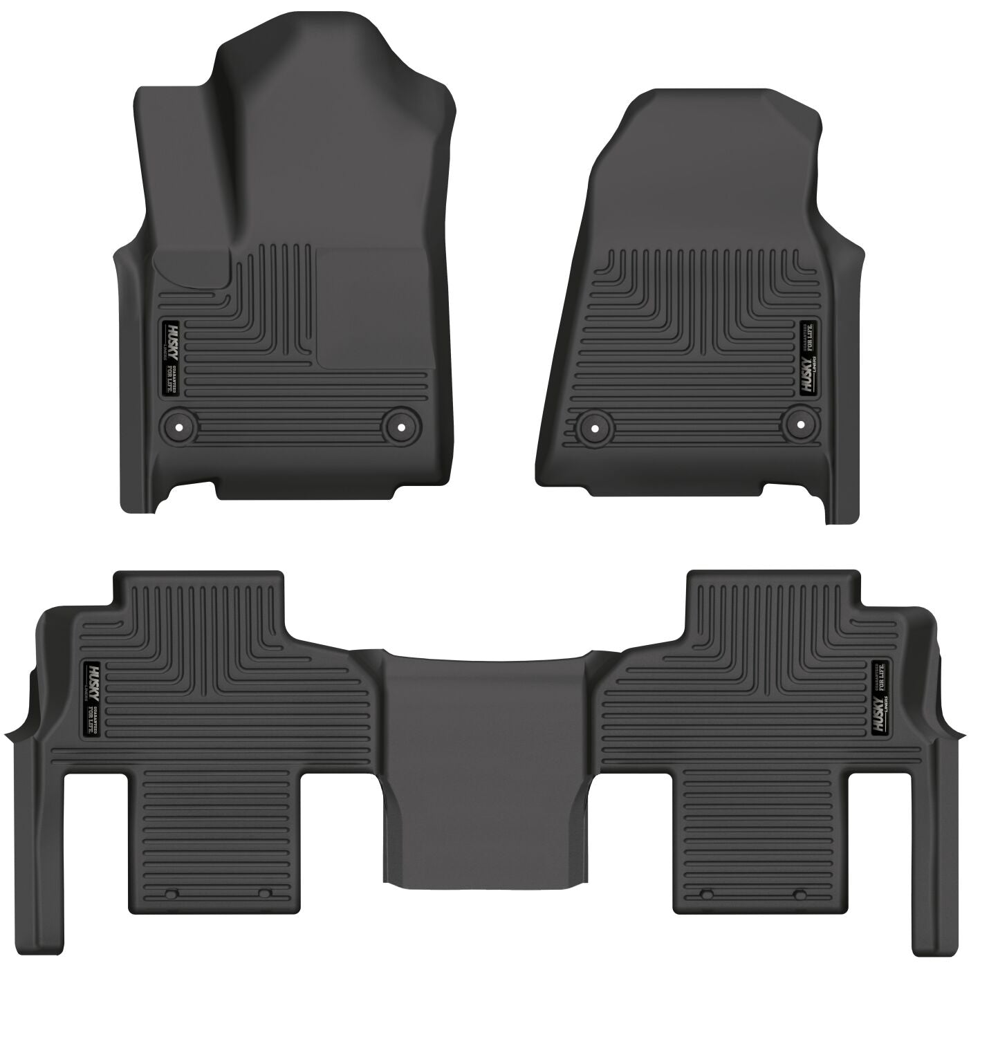 Weatherbeater - Front & 2nd Seat Floor Liners by Husky Liners