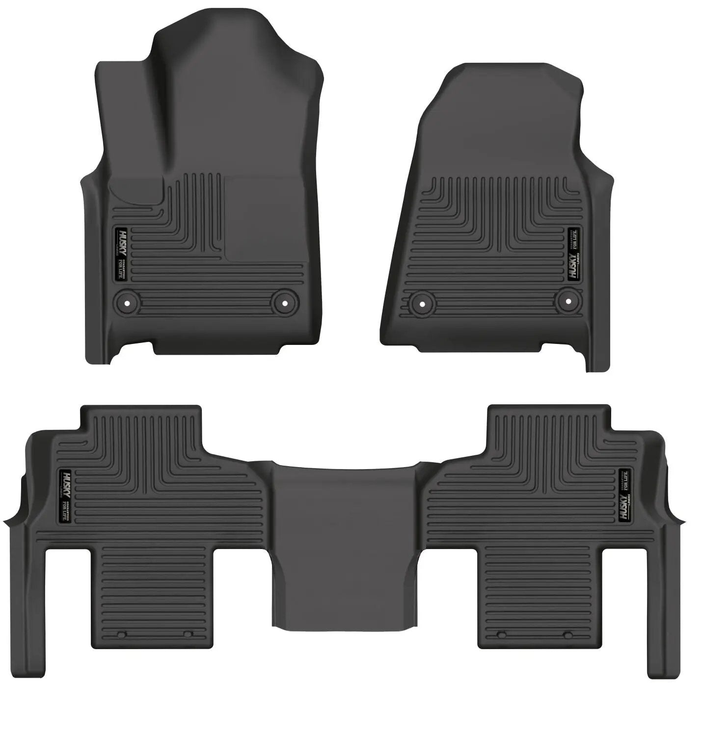 Weatherbeater - Front & 2nd Seat Floor Liners by Husky Liners