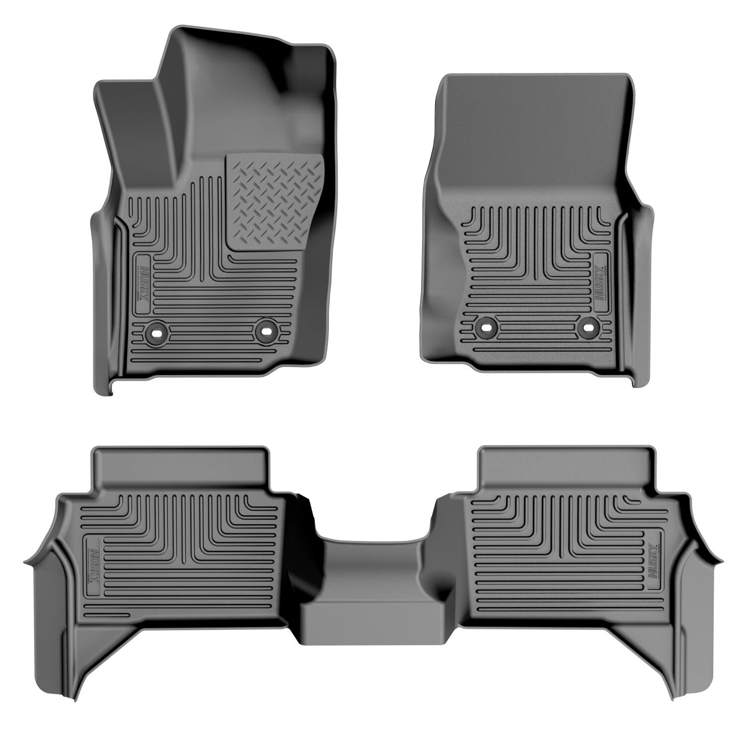 Husky Weatherbeater Front & 2nd Seat Floor Liners 99281 by Husky Liners
