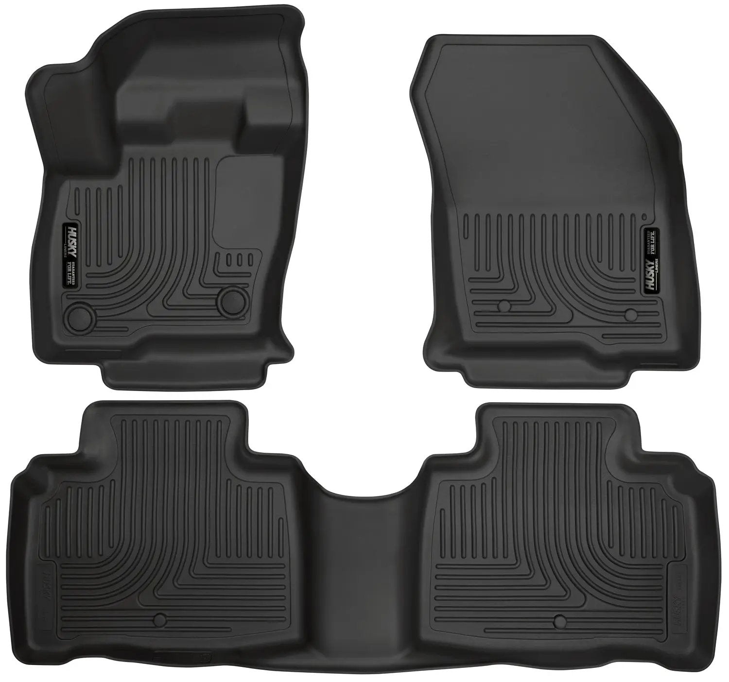 Weatherbeater - Front & 2nd Seat Floor Liners by Husky Liners