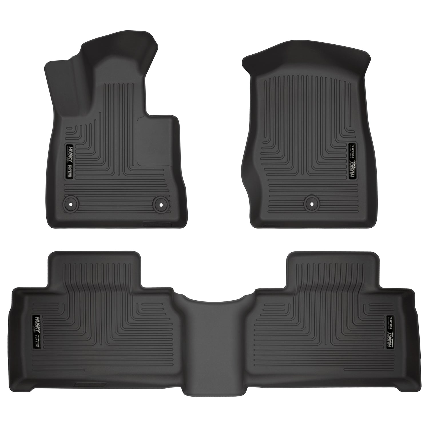 Weatherbeater - Front & 2nd Seat Floor Liners by Husky Liners