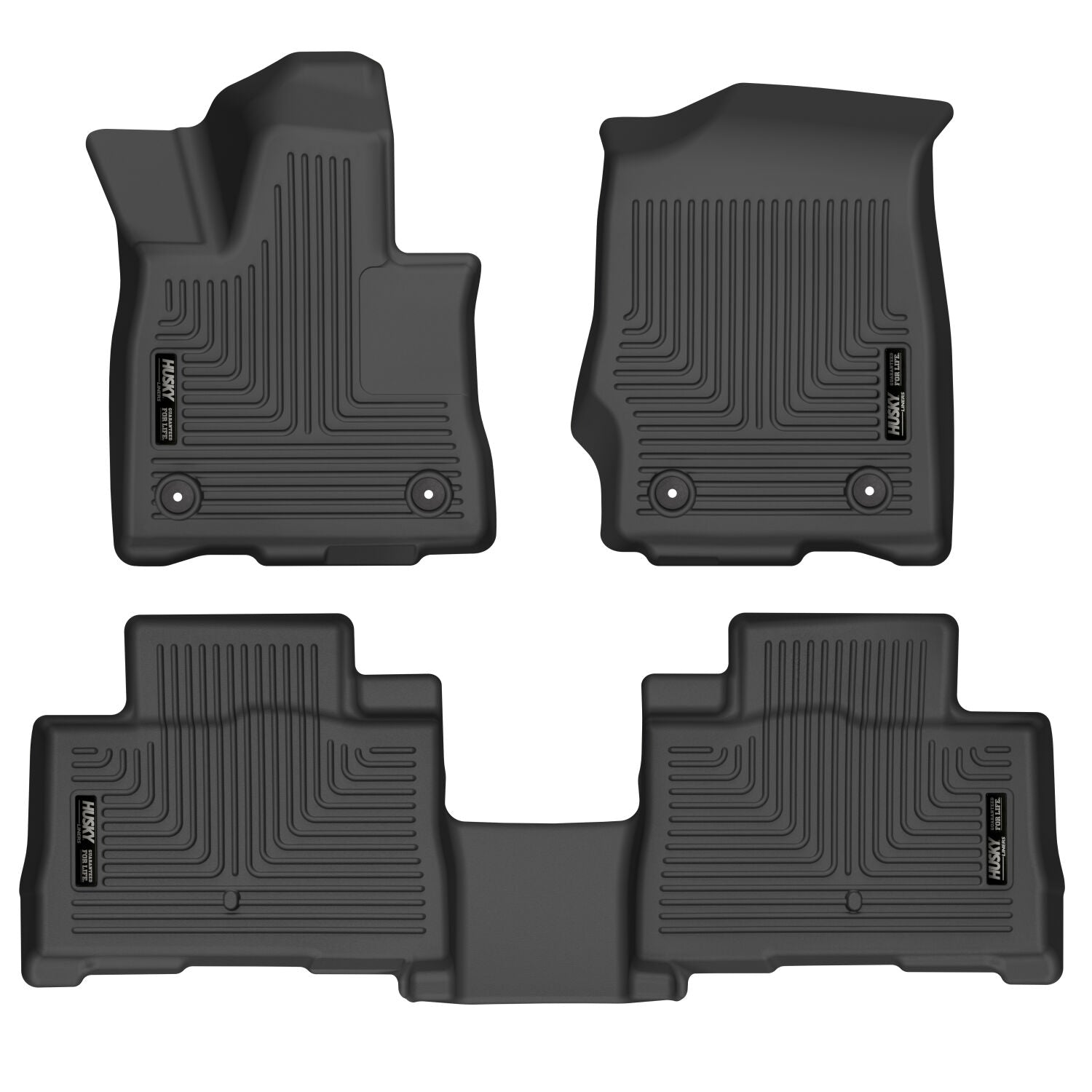 Weatherbeater - Front & 2nd Seat Floor Liners by Husky Liners