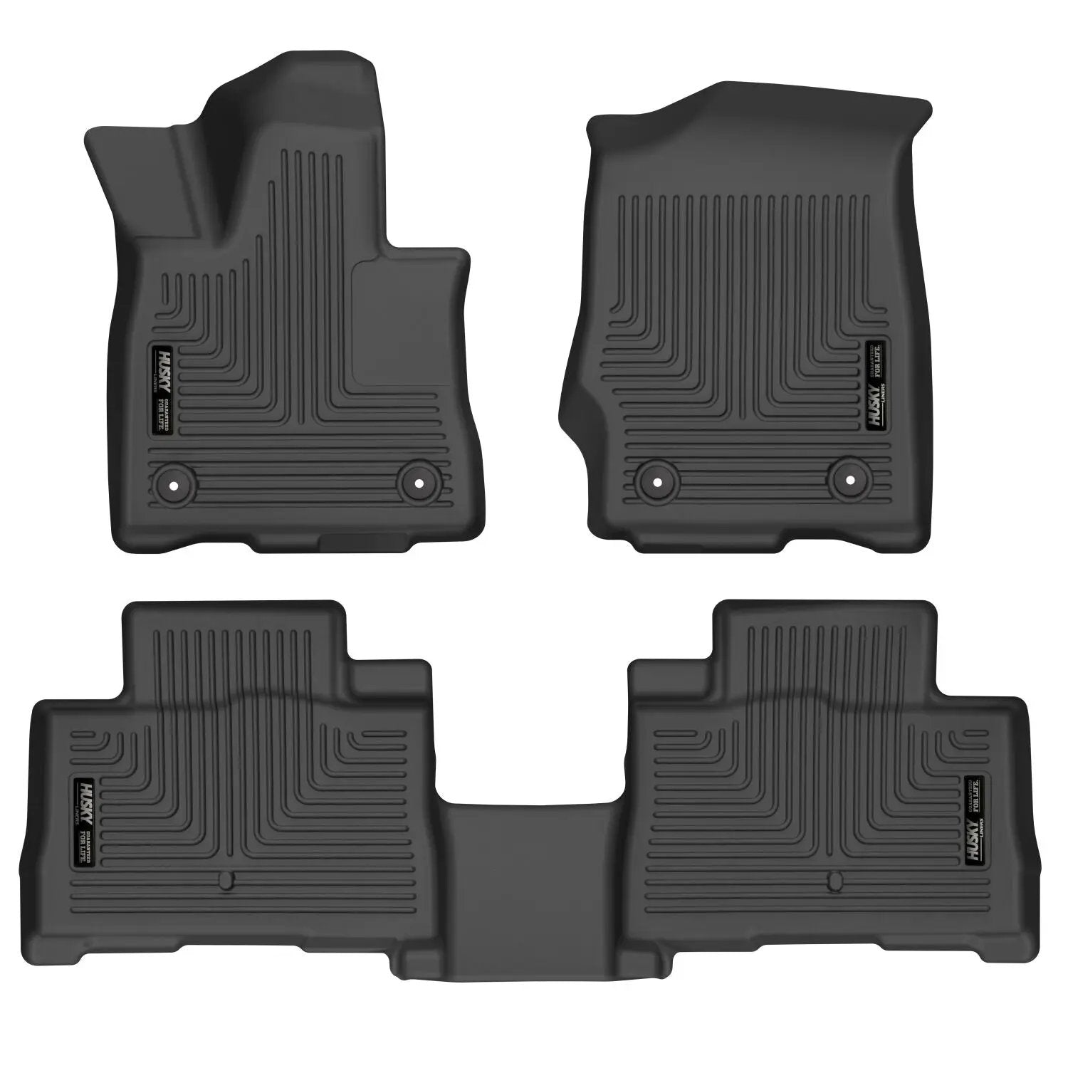 Weatherbeater - Front & 2nd Seat Floor Liners by Husky Liners