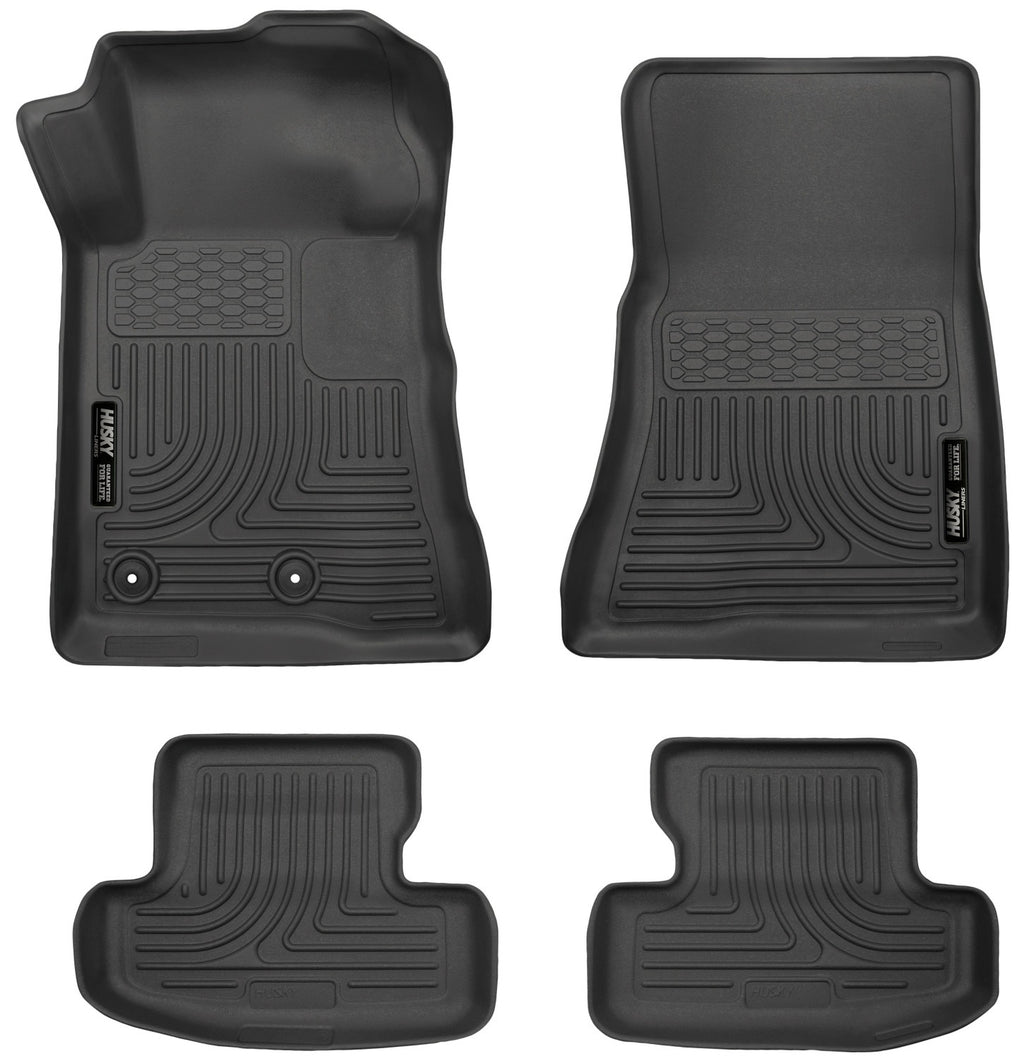 Husky Liners Weatherbeater - Front & 2nd Seat Floor Liners 99371 by Husky Liners