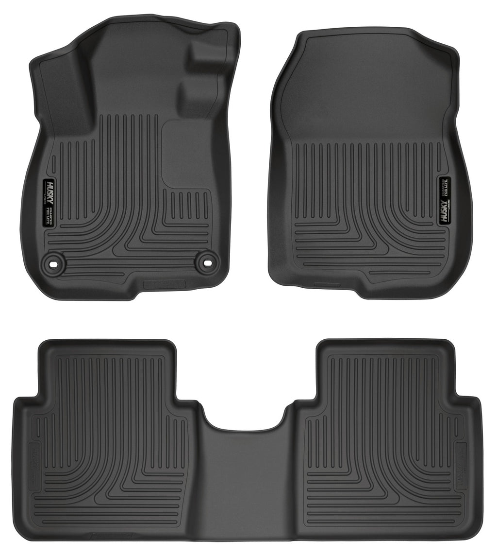 Husky Weatherbeater Front & 2nd Seat Floor Liners 99401 by Husky Liners