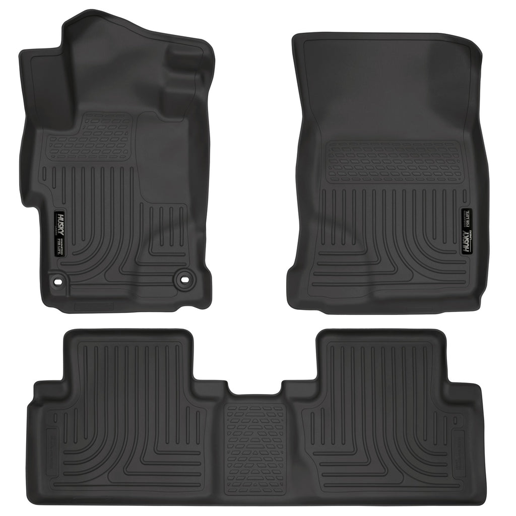 Husky Liners Weatherbeater - Front & 2nd Seat Floor Liners 99441 by Husky Liners
