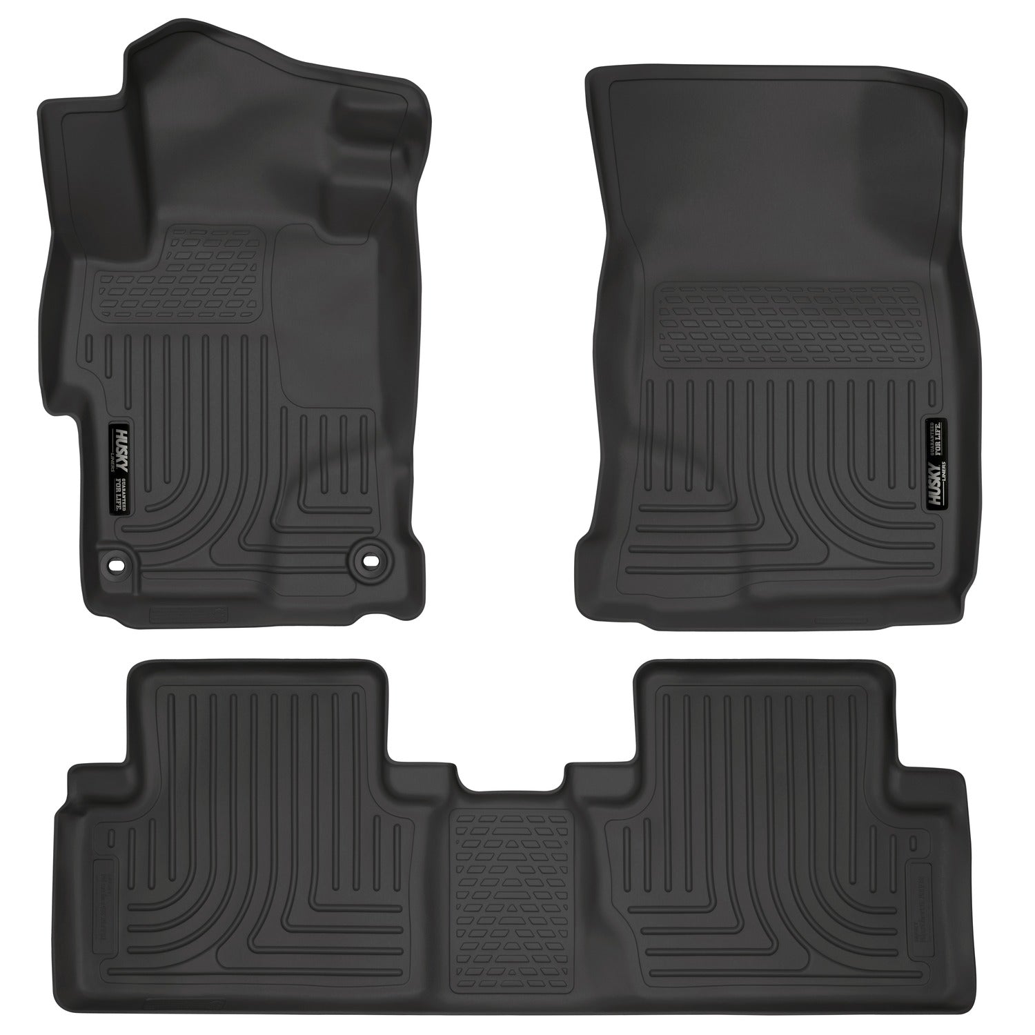 Husky Liners Weatherbeater - Front & 2nd Seat Floor Liners 99441 by Husky Liners