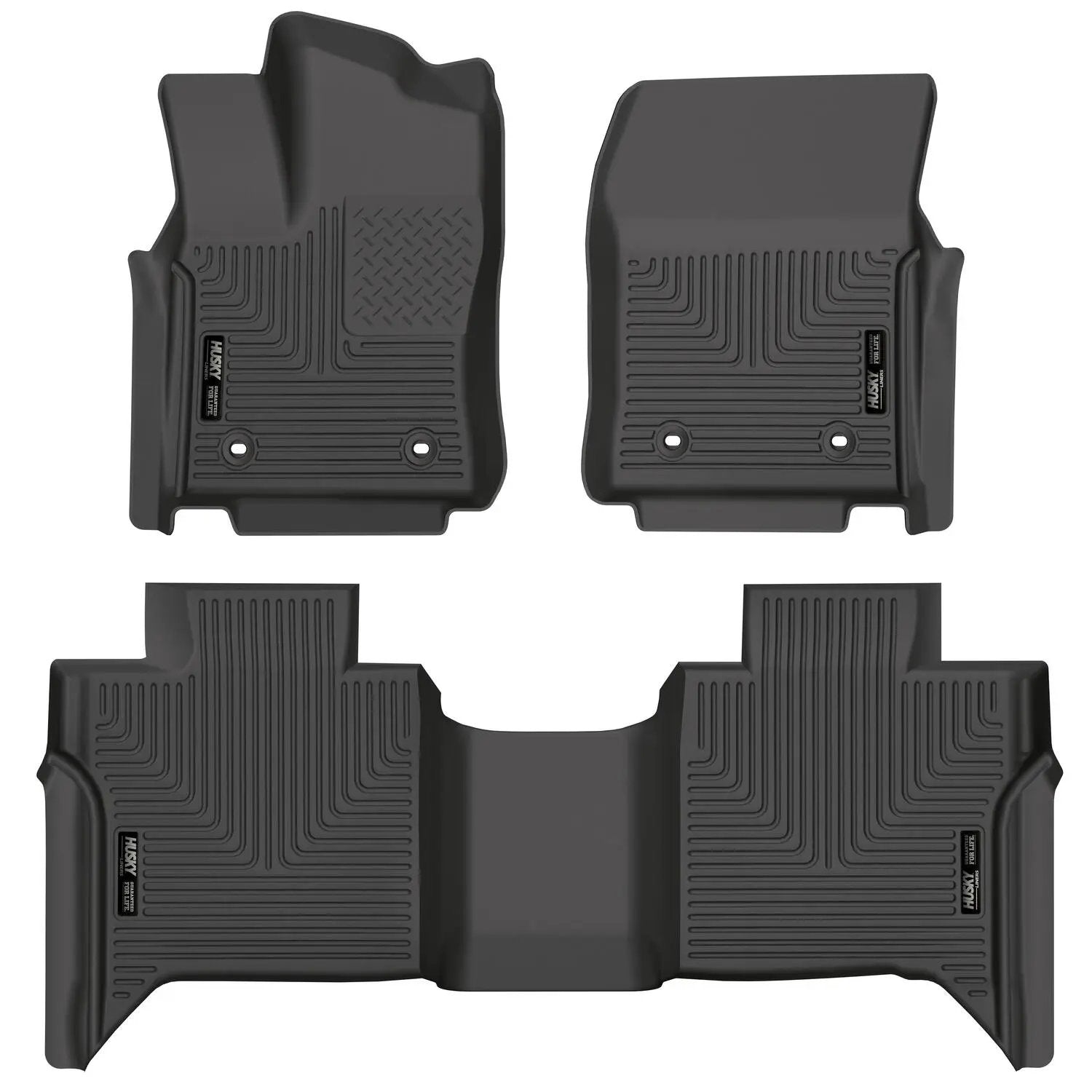 Weatherbeater - Front & 2nd Seat Floor Liners by Husky Liners