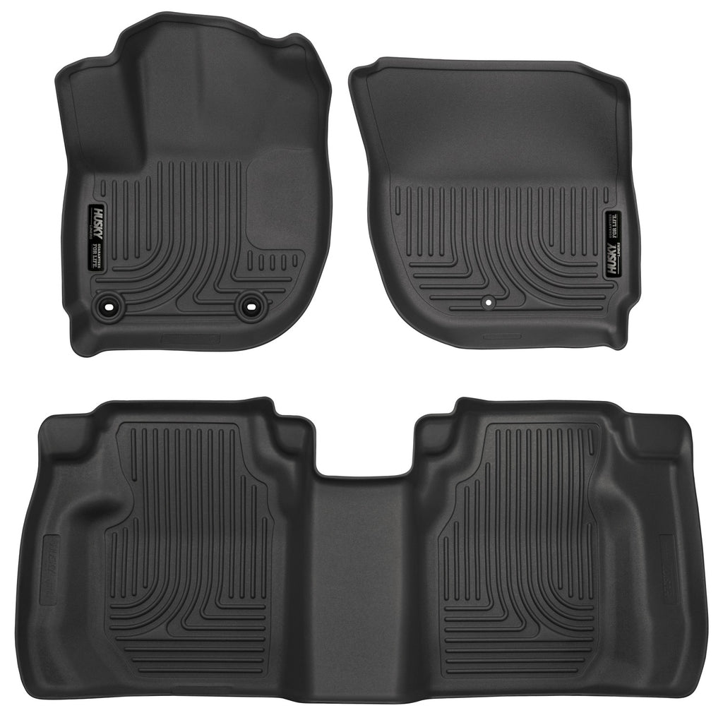 Husky Liners Weatherbeater - Front & 2nd Seat Floor Liners 99491 by Husky Liners