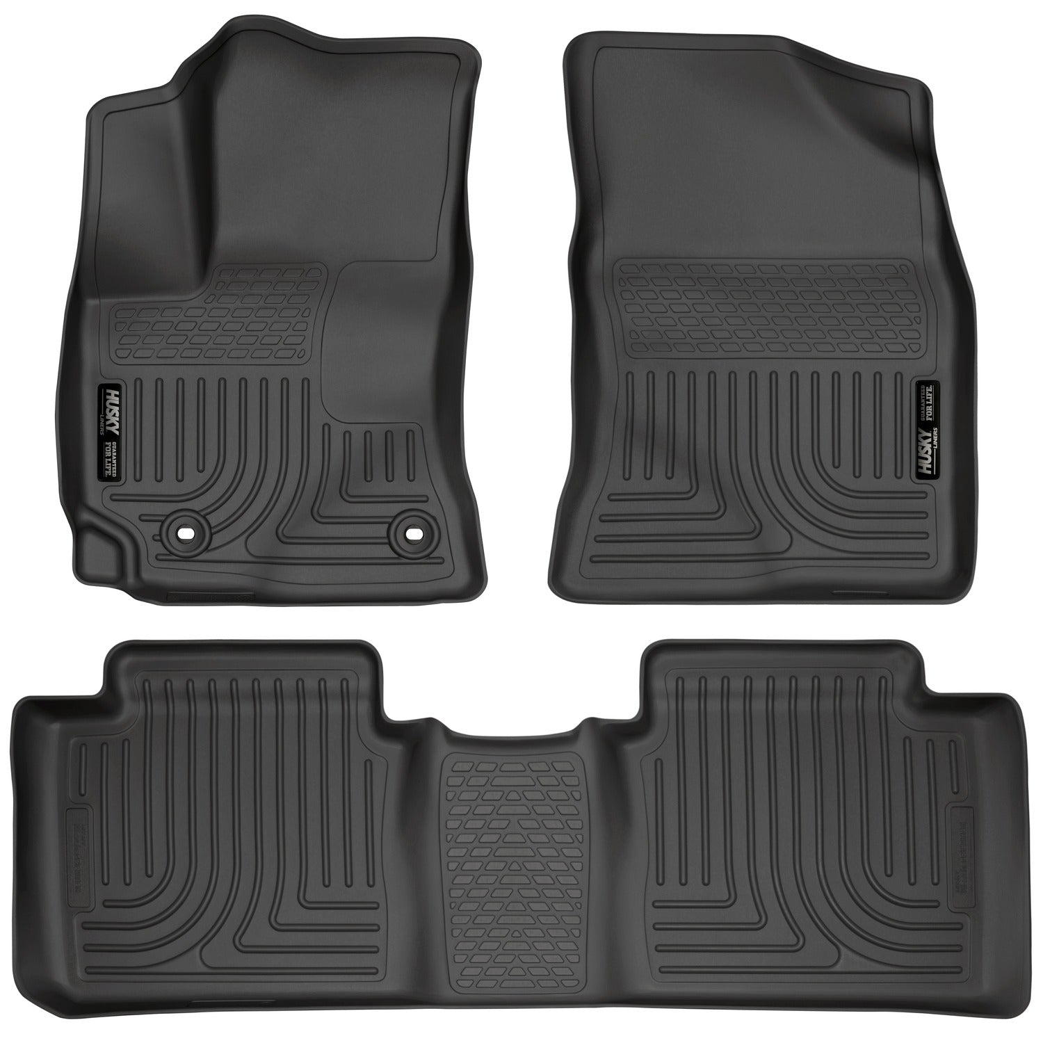 Husky Liners Weatherbeater - Front & 2nd Seat Floor Liners 99521 by Husky Liners