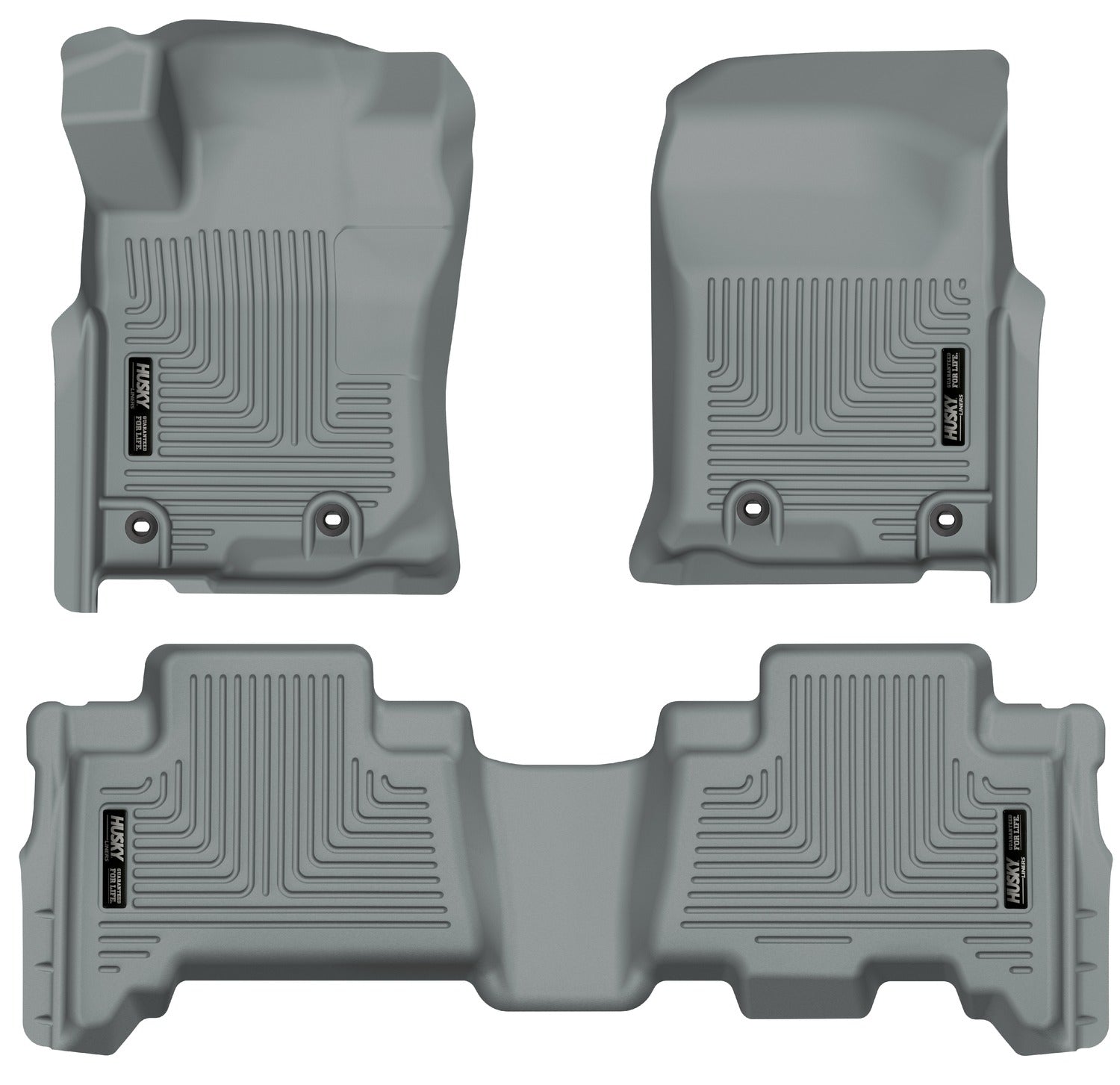 Husky Liners Weatherbeater - Front & 2nd Seat Floor Liners 99572 by Husky Liners