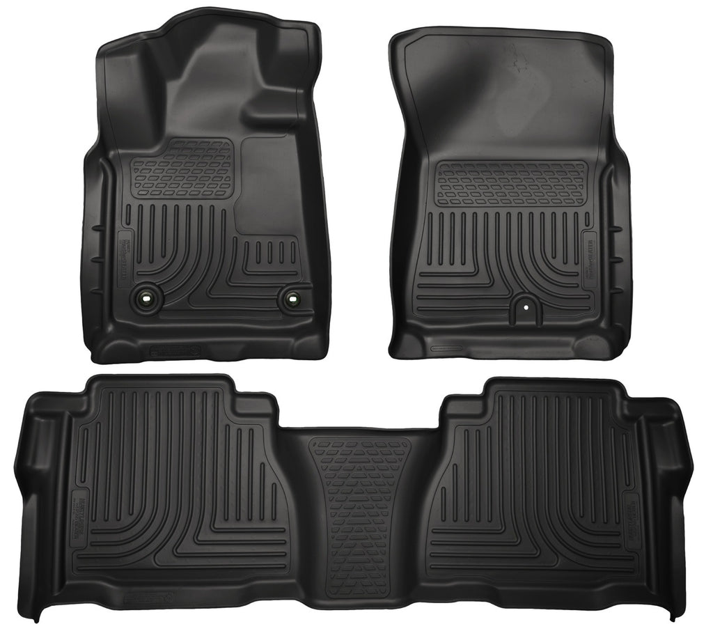Husky Liners Weatherbeater - Front & 2nd Seat Floor Liners (Footwell Coverage) 99591 by Husky Liners