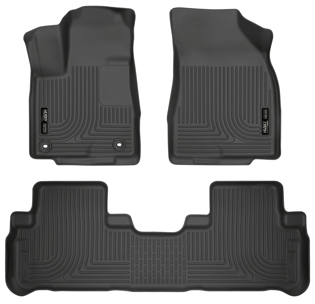 Weatherbeater - Front & 2nd Seat Floor Liners by Husky Liners