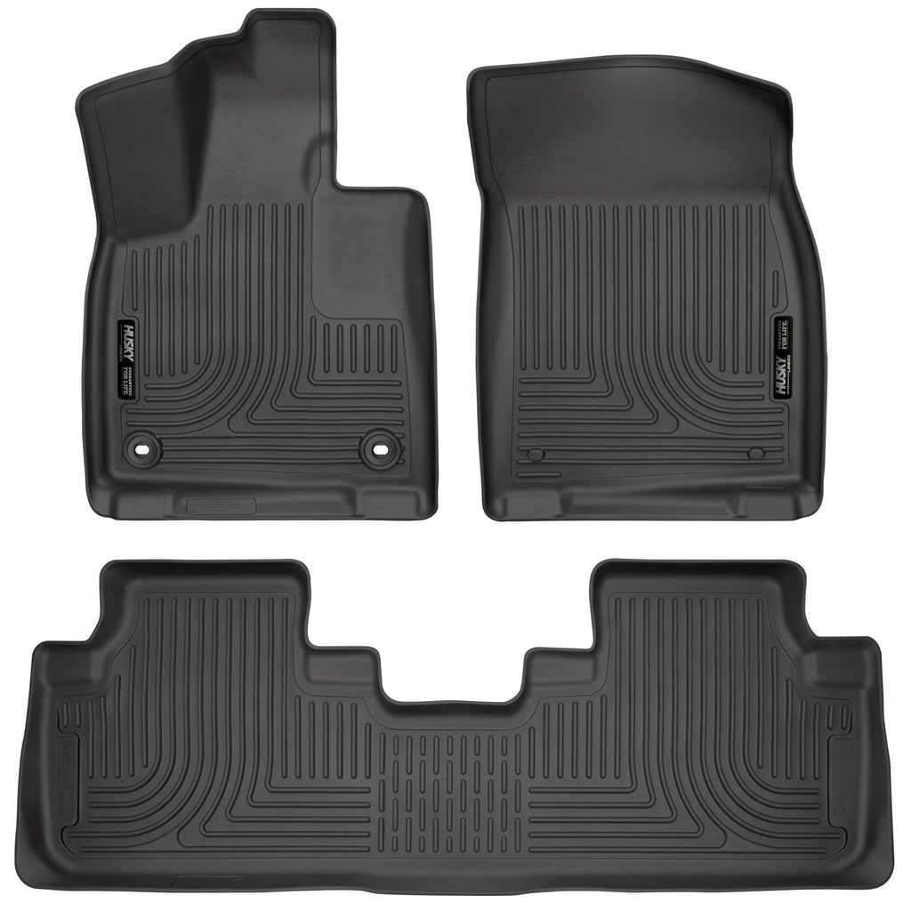 Husky Weatherbeater Front & 2nd Seat Floor Liners 99651 by Husky Liners