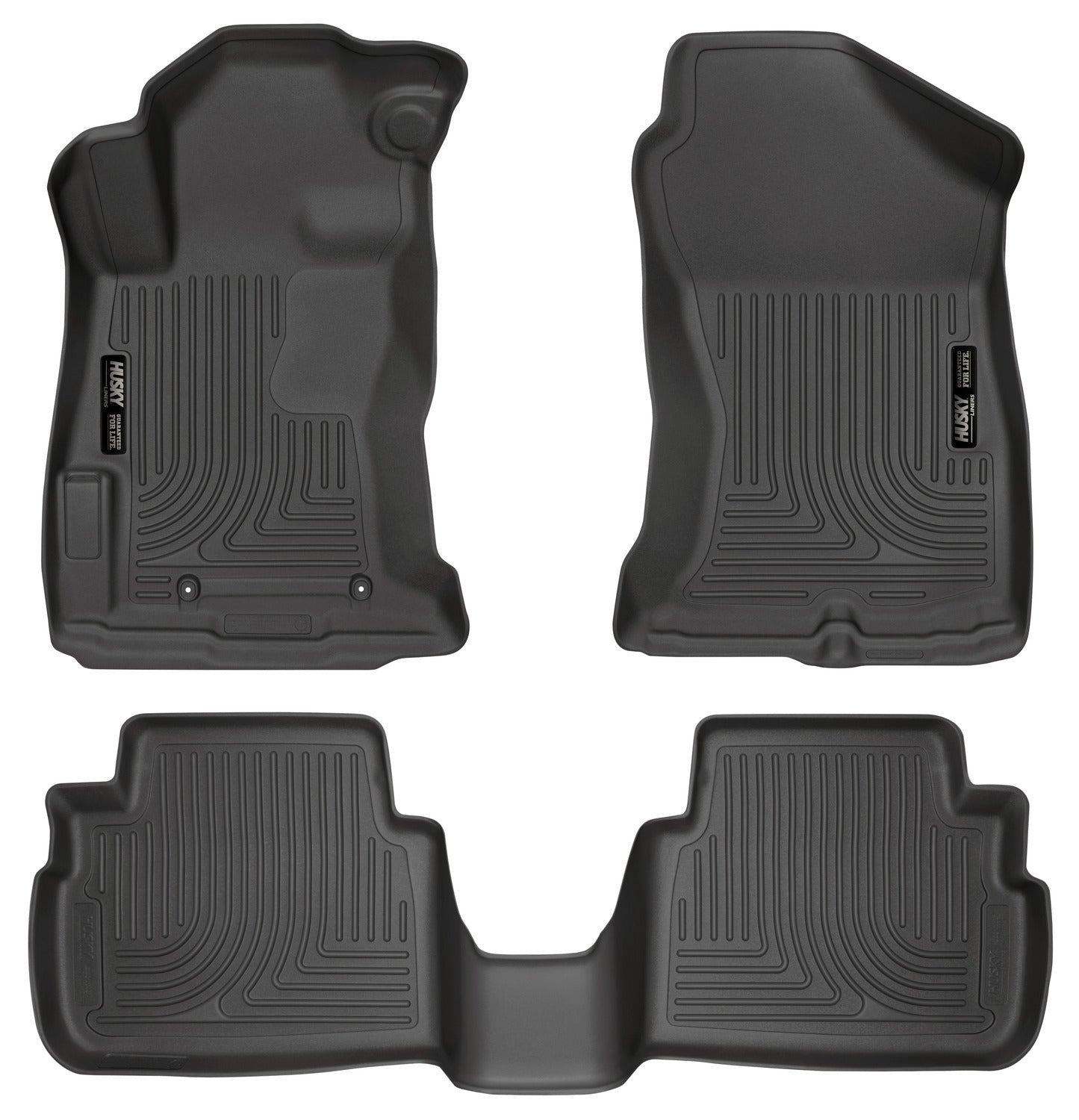 Husky Weatherbeater Front & 2nd Seat Floor Liners 99661 by Husky Liners