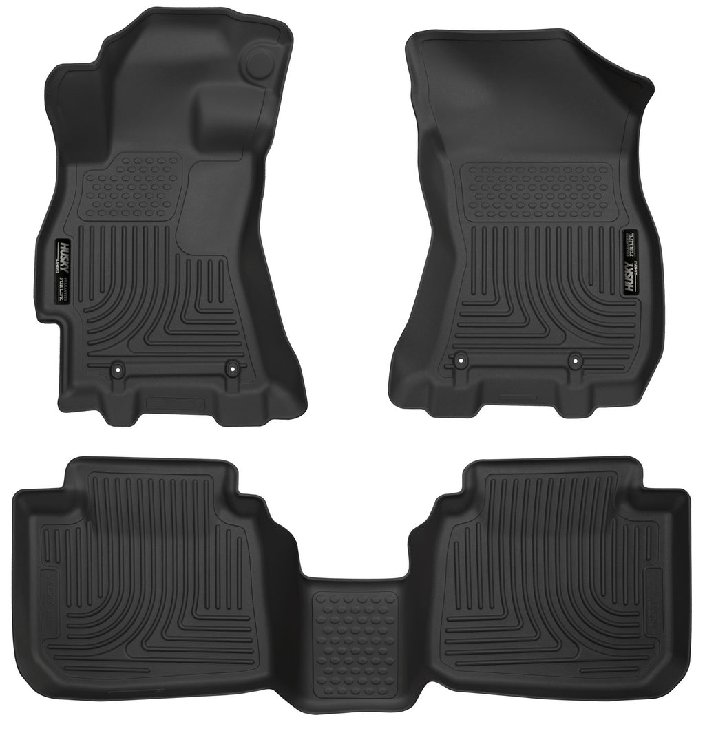 Husky Liners Weatherbeater - Front & 2nd Seat Floor Liners 99671 by Husky Liners