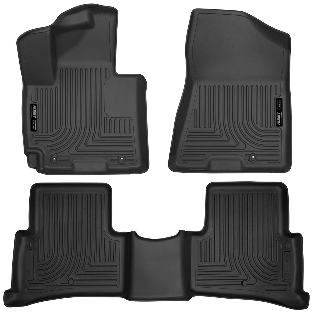 Husky Liners Weatherbeater - Front & 2nd Seat Floor Liners 99681 by Husky Liners