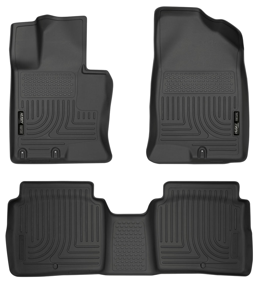 Husky Liners Weatherbeater - Front & 2nd Seat Floor Liners 99691 by Husky Liners