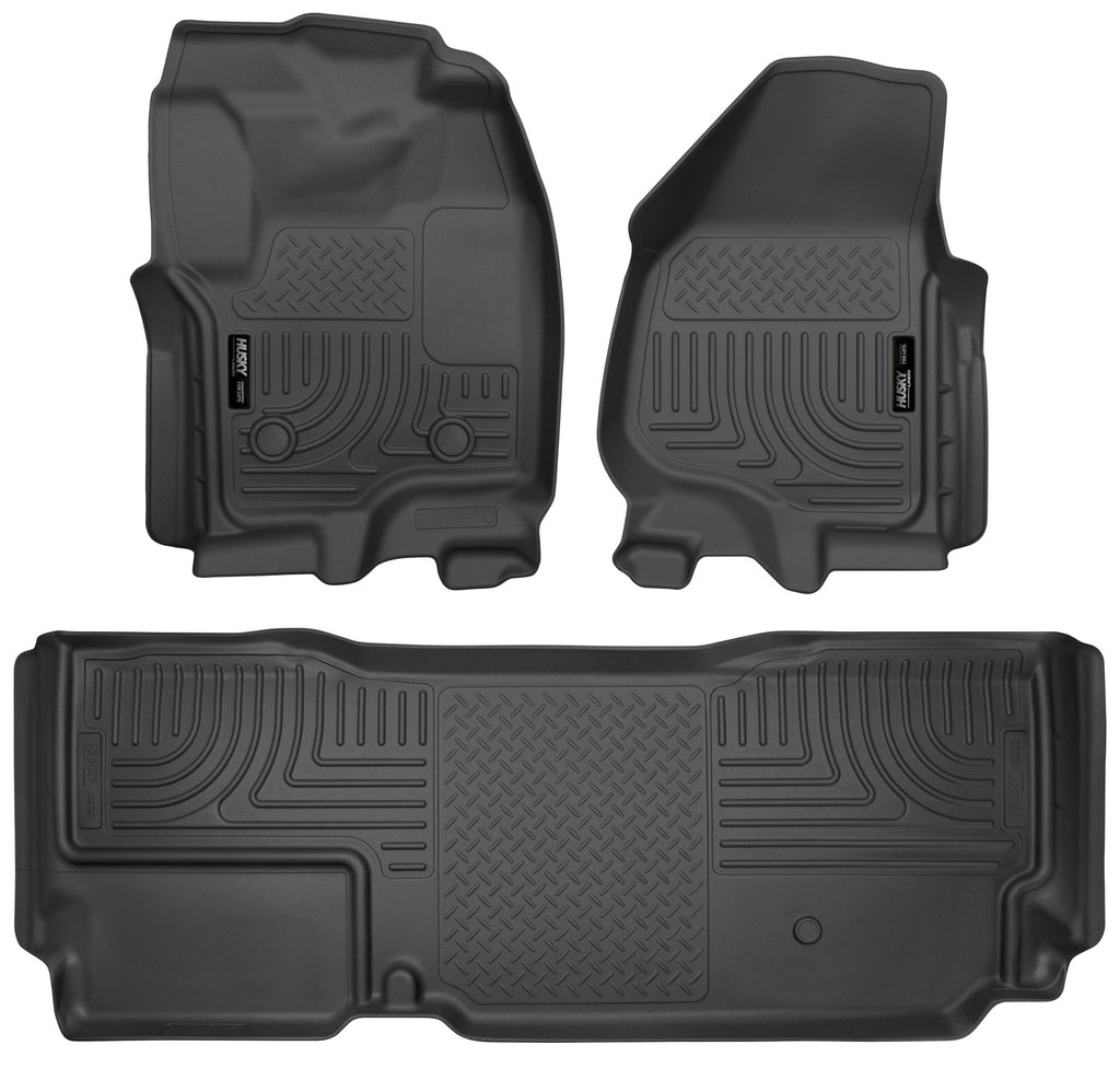 Husky Liners Weatherbeater - Front & 2nd Seat Floor Liners (Footwell Coverage) 99721 by Husky Liners