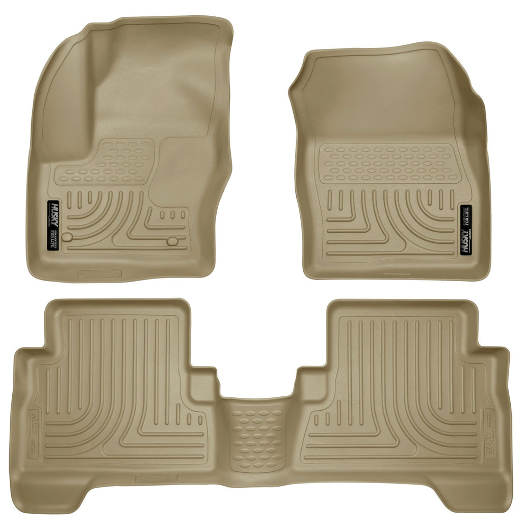 Husky Liners Weatherbeater - Front & 2nd Seat Floor Liners 99743 by Husky Liners