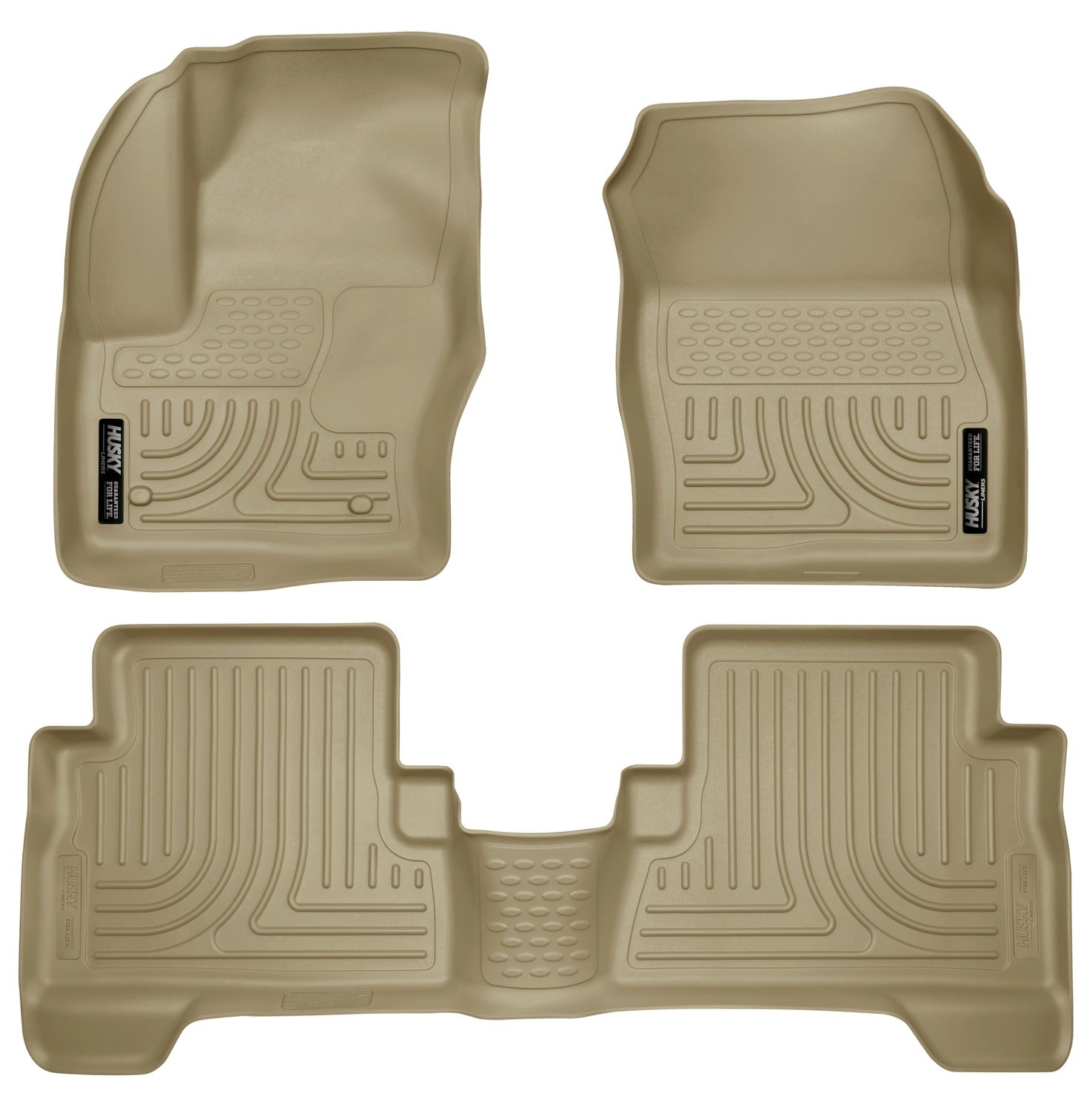 Husky Liners Weatherbeater - Front & 2nd Seat Floor Liners 99743 by Husky Liners