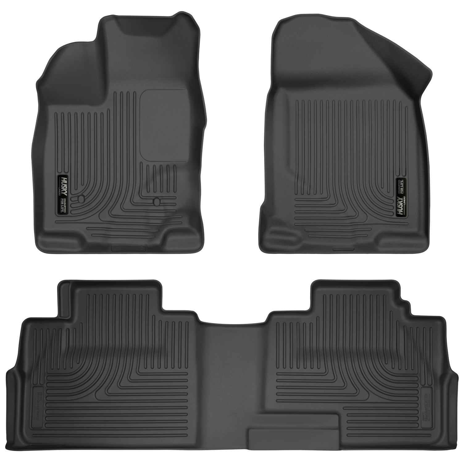 Weatherbeater - Front & 2nd Seat Floor Liners by Husky Liners