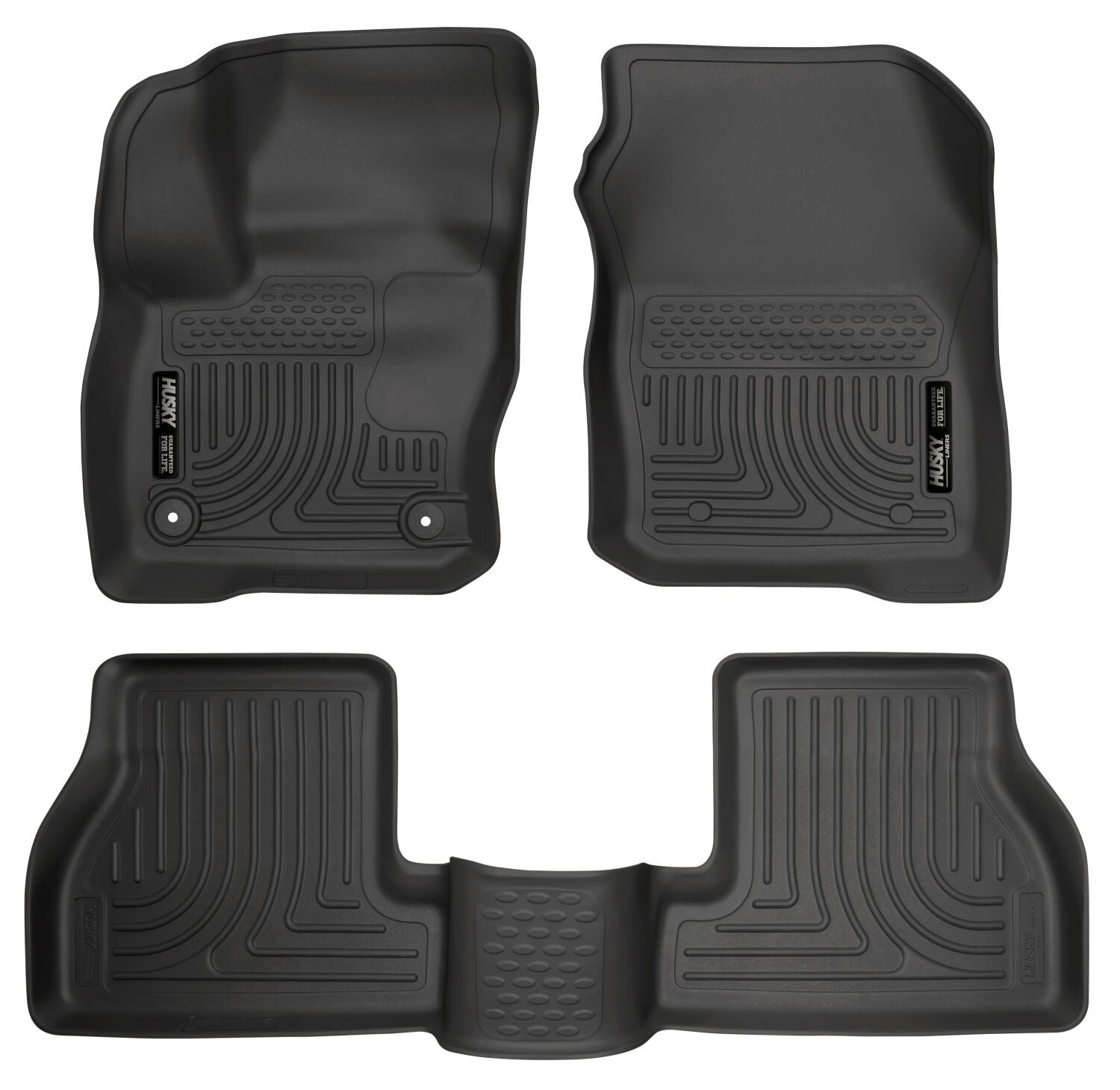 Husky Weatherbeater Front & 2nd Seat Floor Liners 99771 by Husky Liners