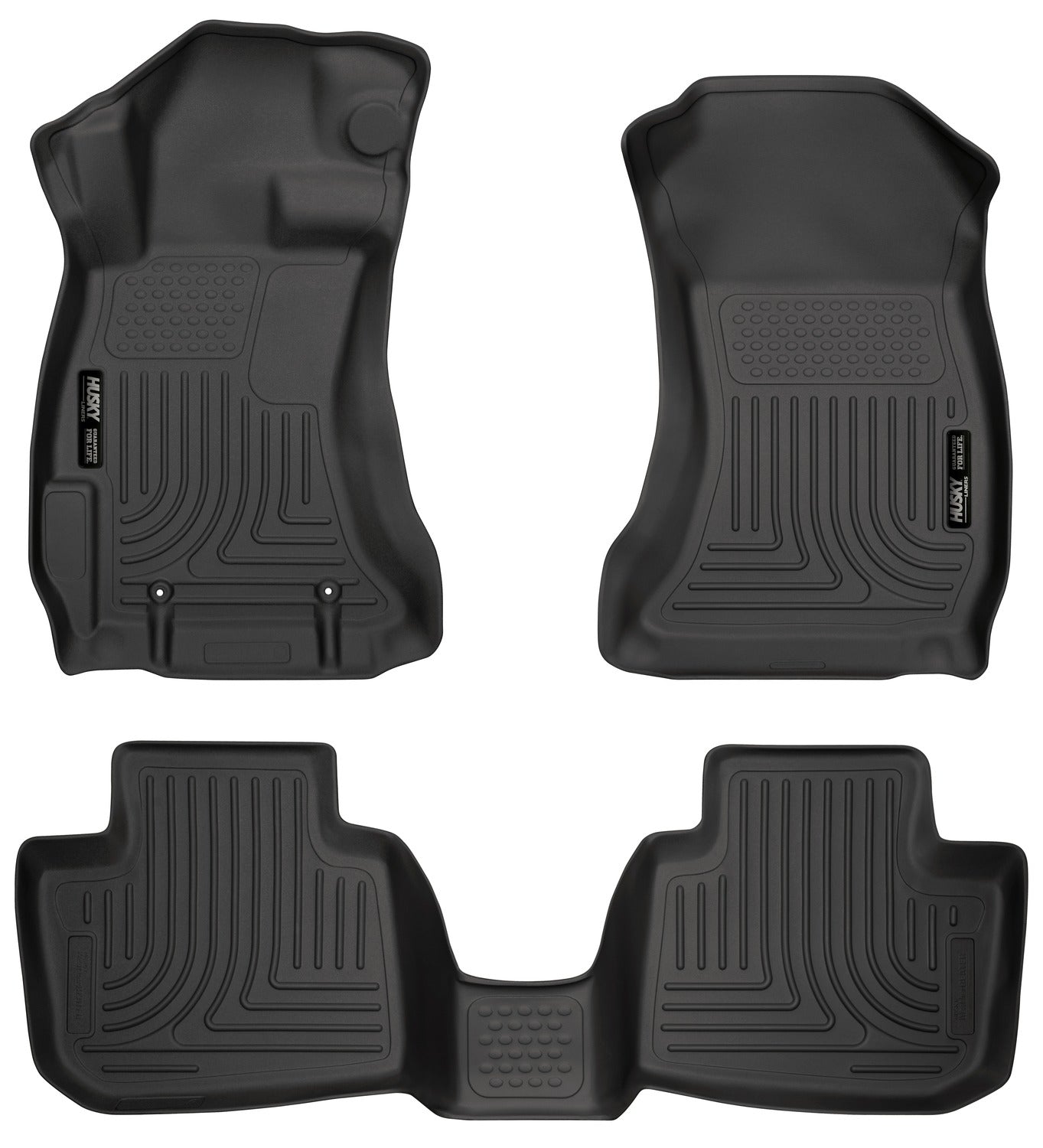 Husky Liners Weatherbeater - Front & 2nd Seat Floor Liners 99801 by Husky Liners
