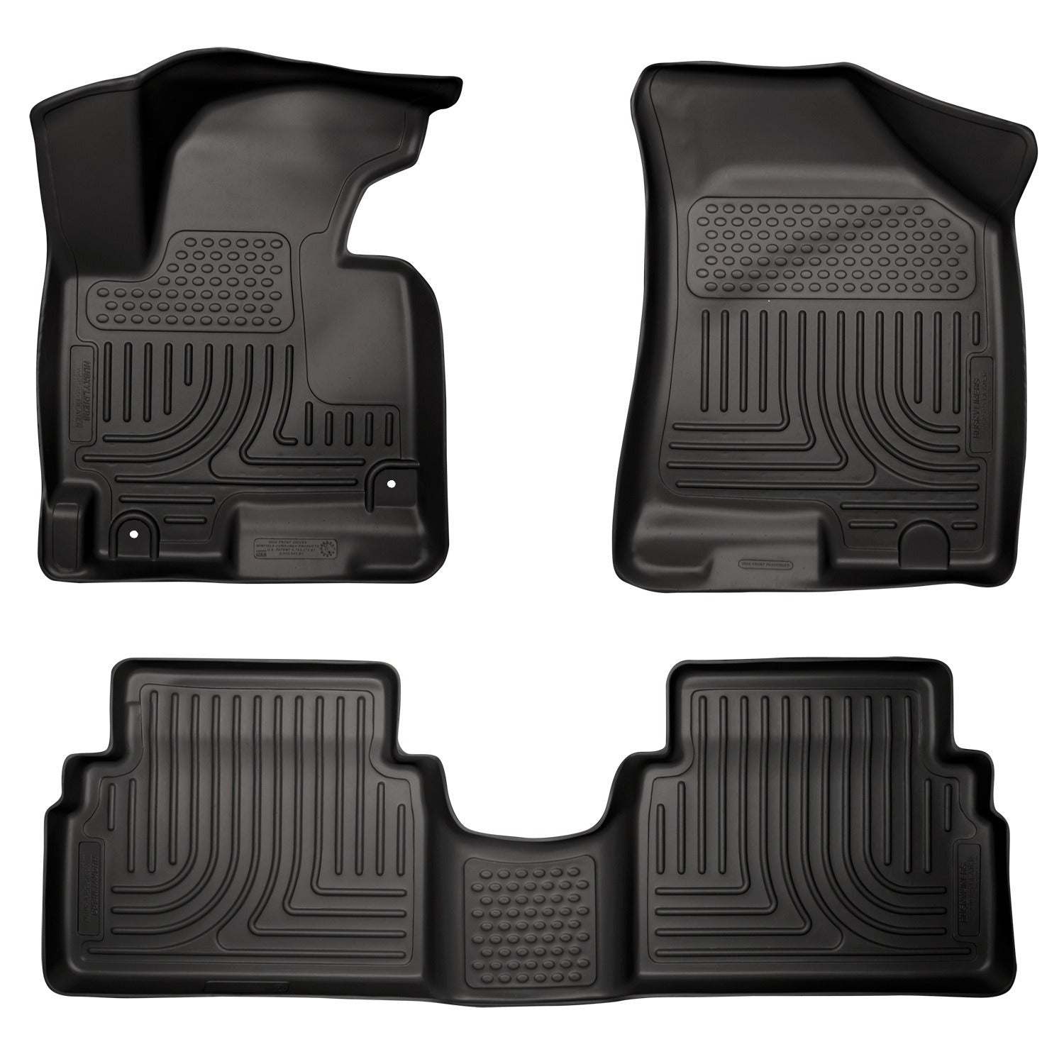 Husky Liners Weatherbeater - Front & 2nd Seat Floor Liners 99821 by Husky Liners