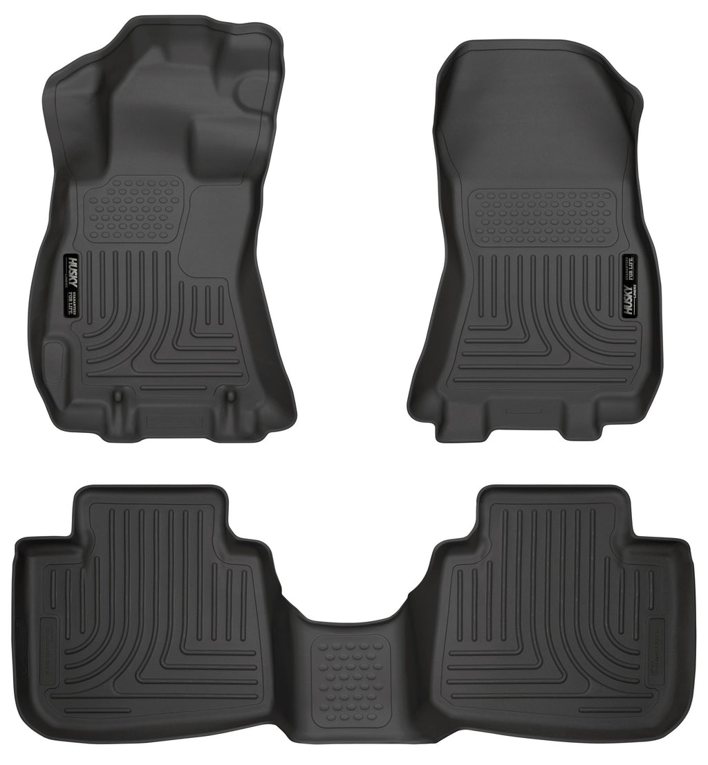 Husky Liners Weatherbeater - Front & 2nd Seat Floor Liners 99841 by Husky Liners