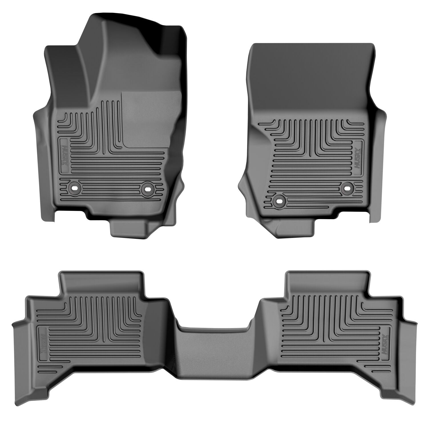 Husky Liners Weatherbeater - Front & 2nd Seat Floor Liners 99861 by Husky Liners