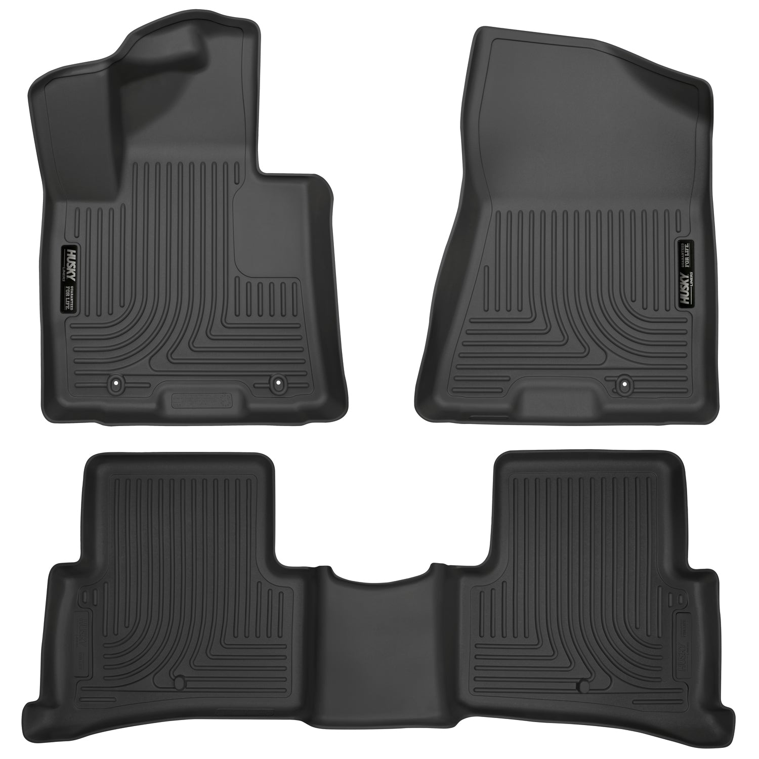 Weatherbeater - Front & 2nd Seat Floor Liners by Husky Liners