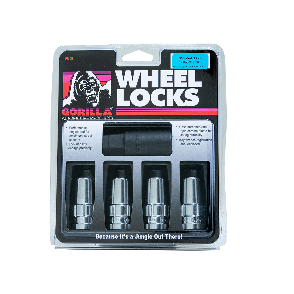 GORILLA LOCK DUP ACORN 14-1.50 CHR CLAM by Gorilla Automotive